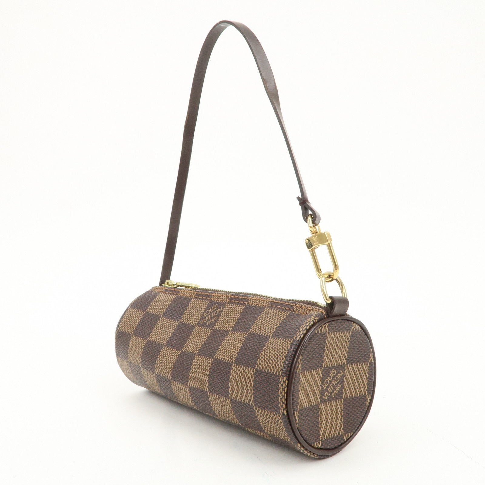 Louis Vuitton Damier Mini Pouch for Papillon Bag Brown Used