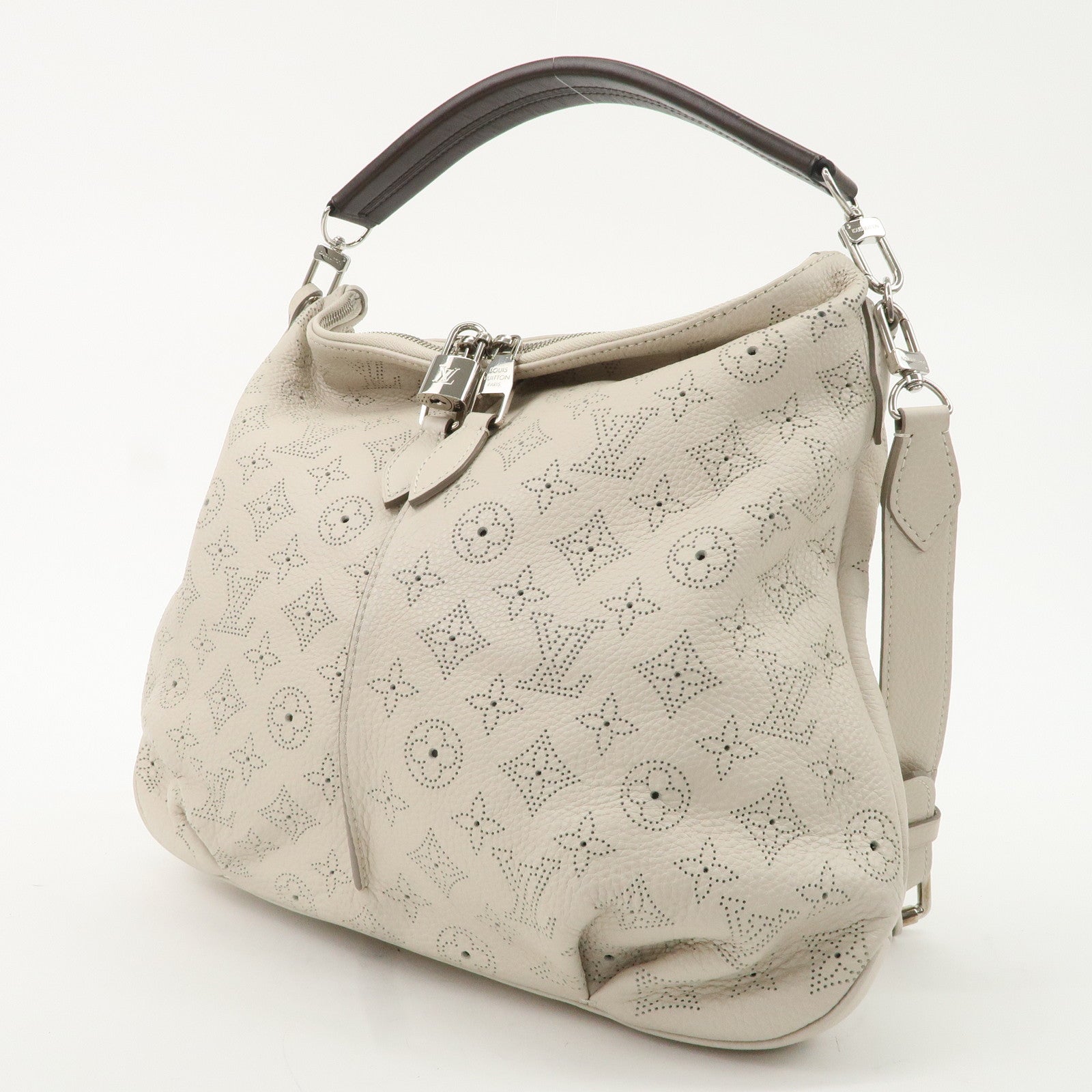 Louis Vuitton Monogram Mahina Selene PM Shoulder Bag Blanc M94275 Used