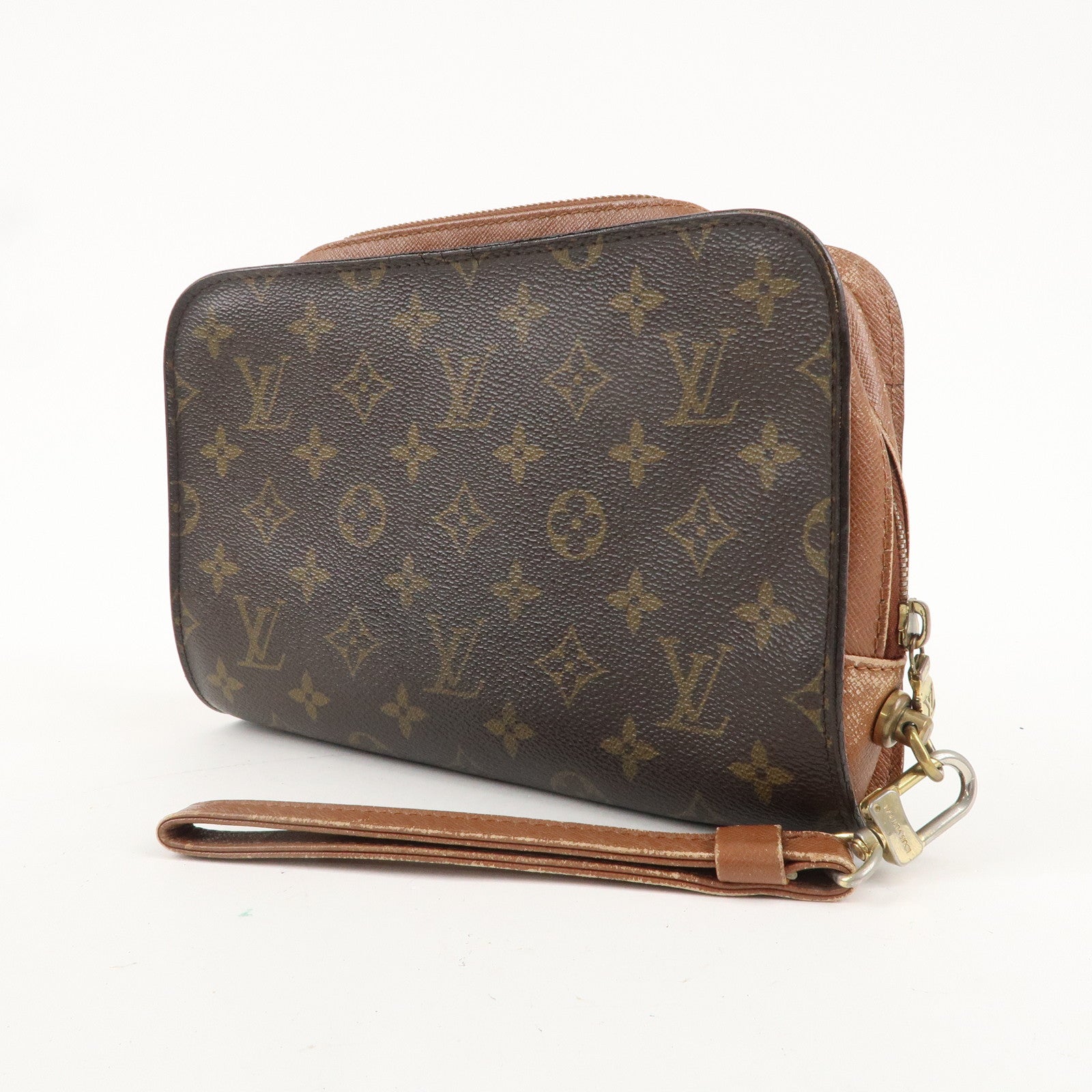 Louis Vuitton Monogram Orsay Clutch Bag Pouch Brown M51790