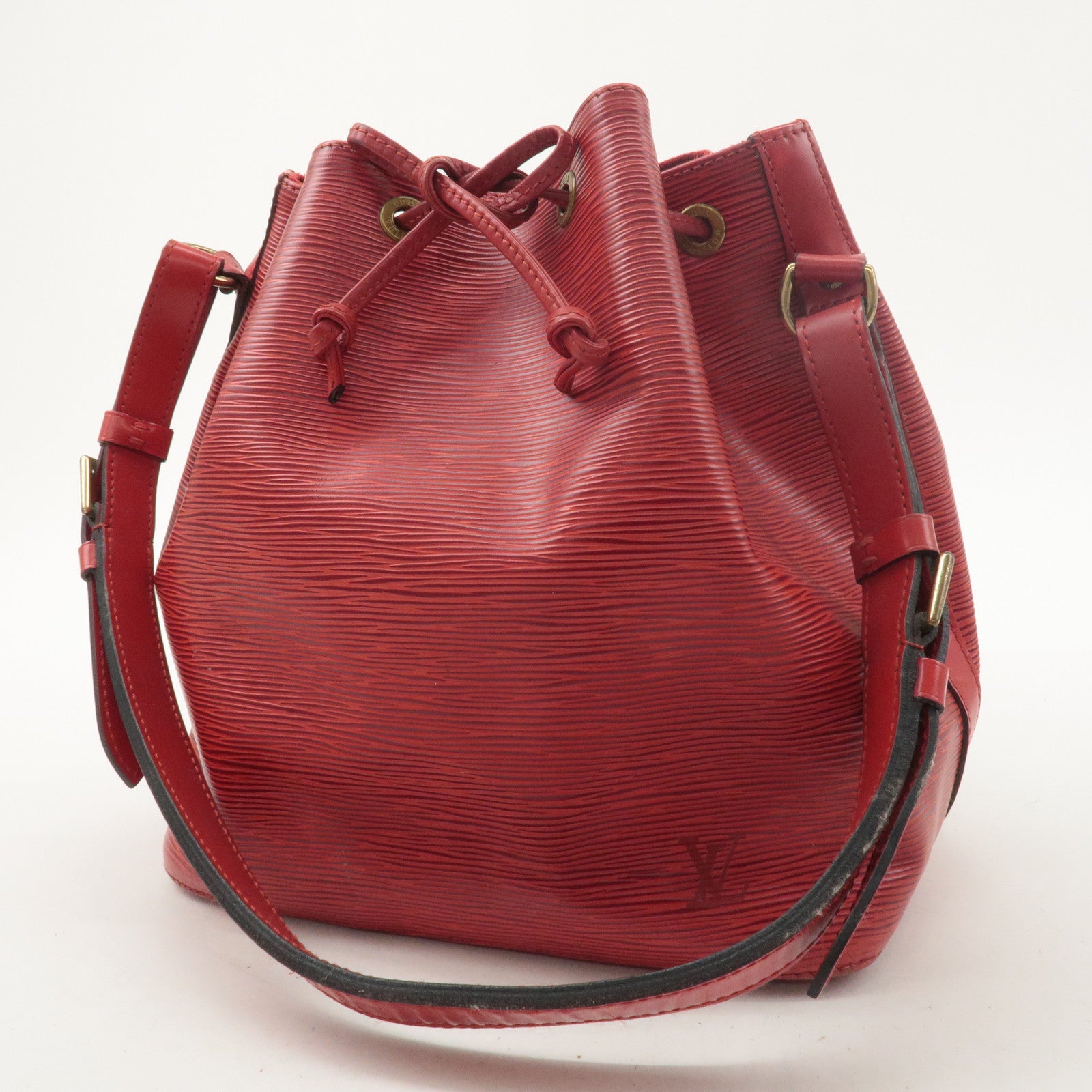 Louis Vuitton Epi Petit Noe Shoulder Bag Castilian Red M44107