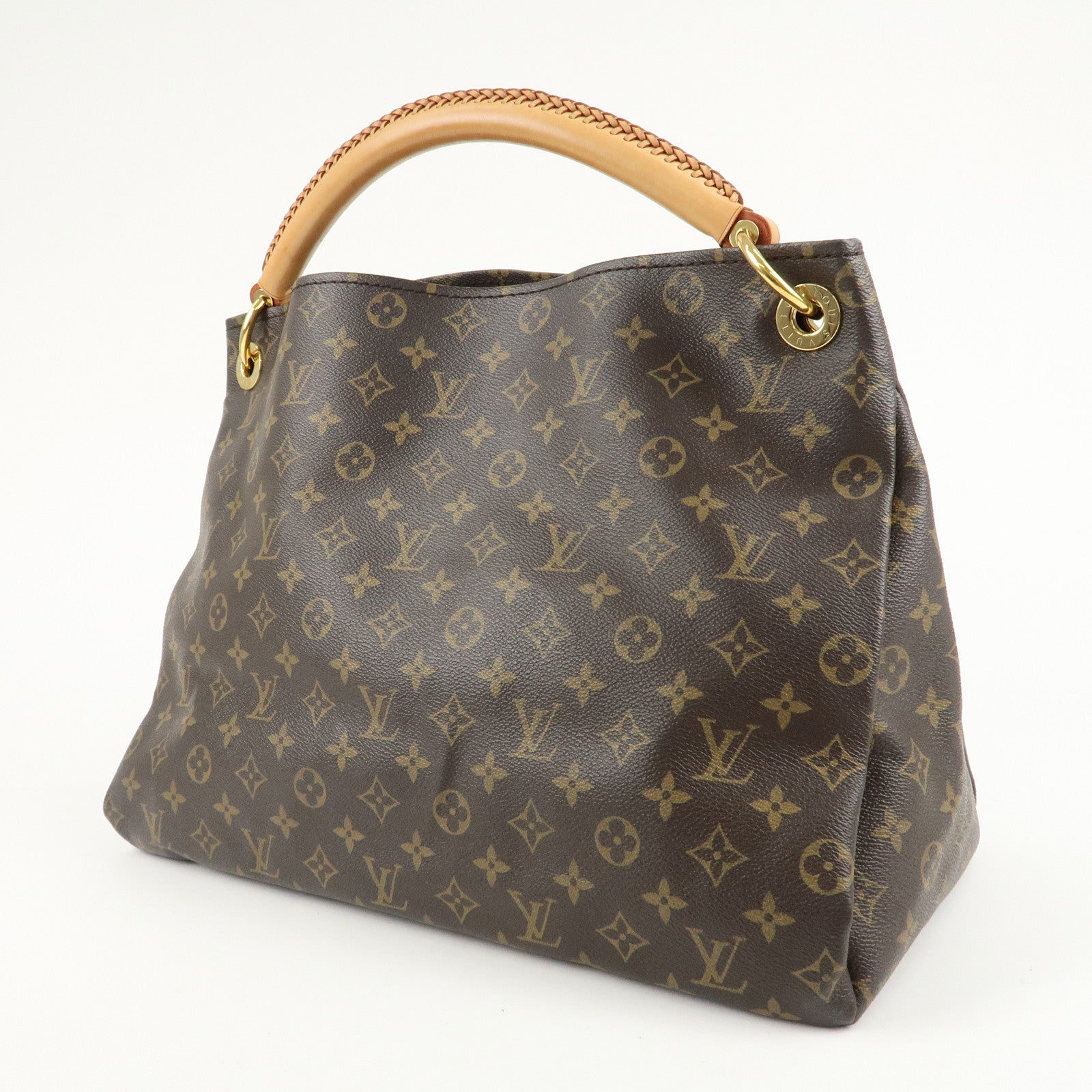 Louis Vuitton Monogram Artsy MM Shoulder Bag Brown M40249