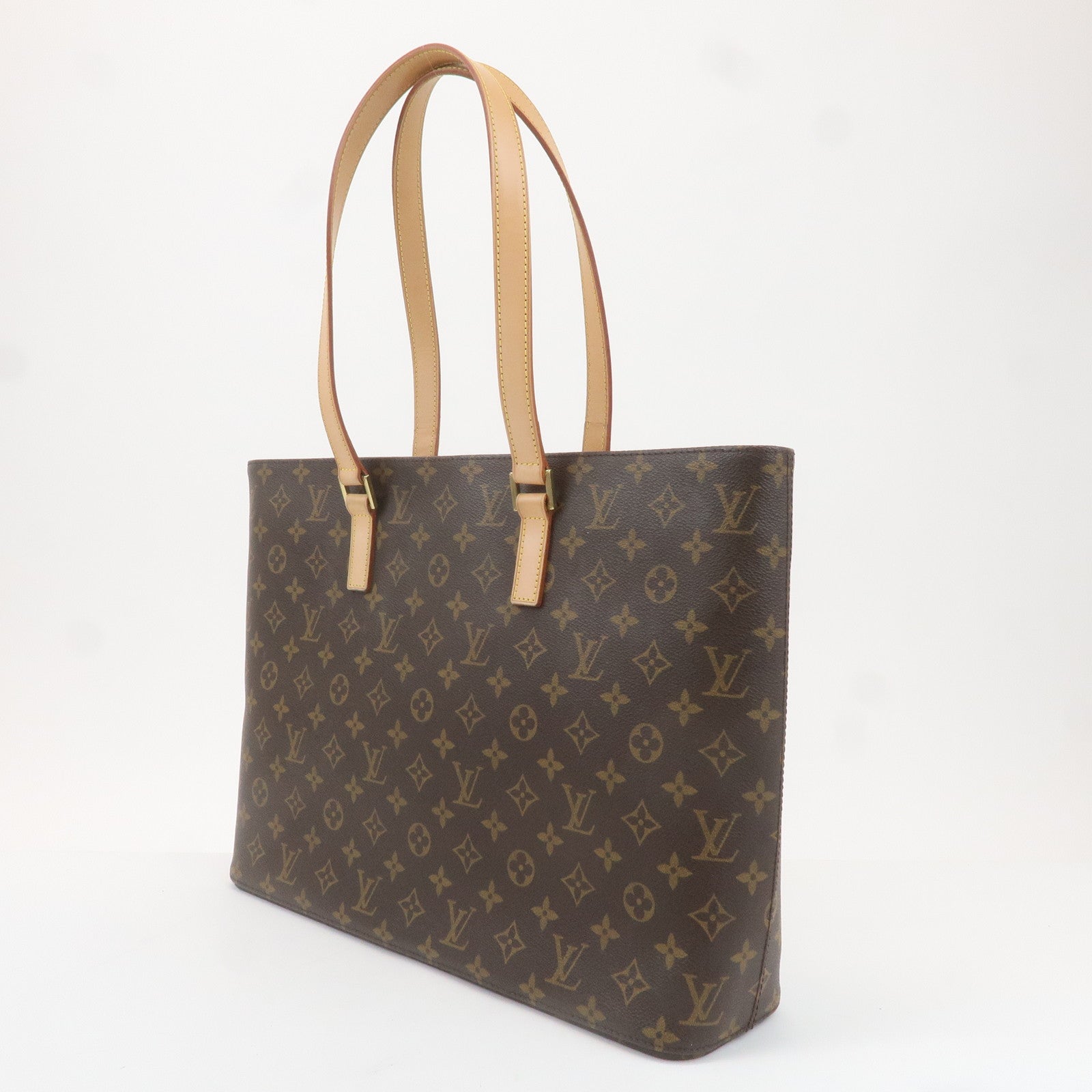 Louis Vuitton Monogram Luco Tote Bag Hand Bag Brown M51155