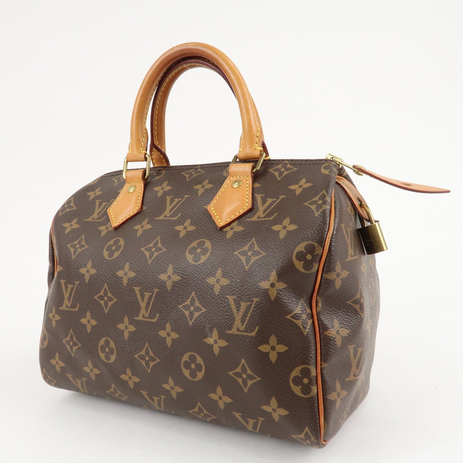 Louis Vuitton Monogram Speedy 25 Hand Bag Boston Bag M41109 Used