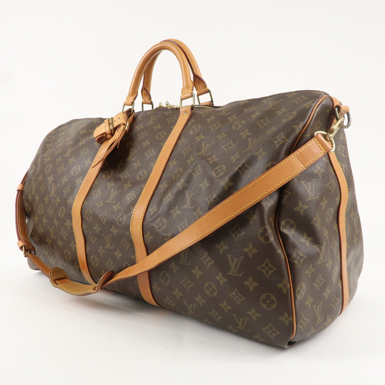 Louis Vuitton Monogram Keep All Bandouliere 60 Bag M41412