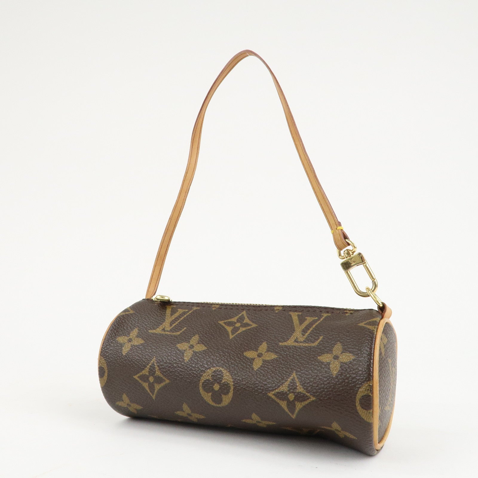 Louis Vuitton Monogram Mini Pouch for Papillon Bag New Style Brown Used