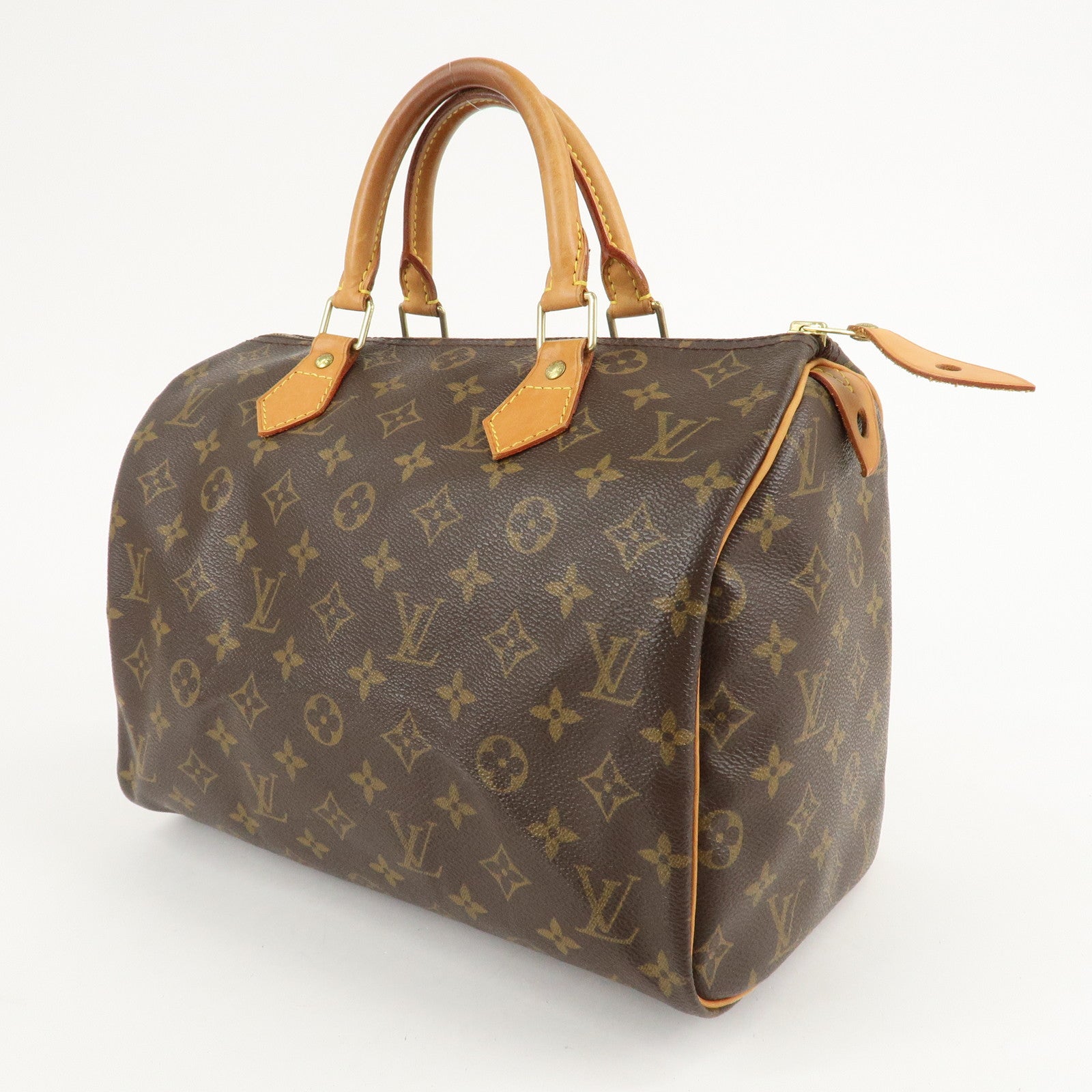 Louis Vuitton Monogram Speedy 30 Hand Bag Boston Bag M41526 Used