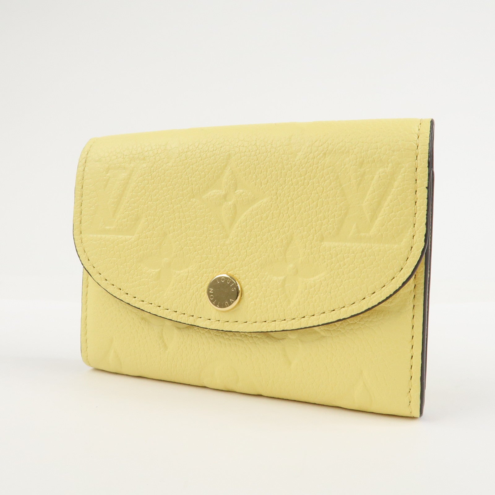 Louis Vuitton Monogram Empreinte Porte Monnaie Jaune M81974 Used