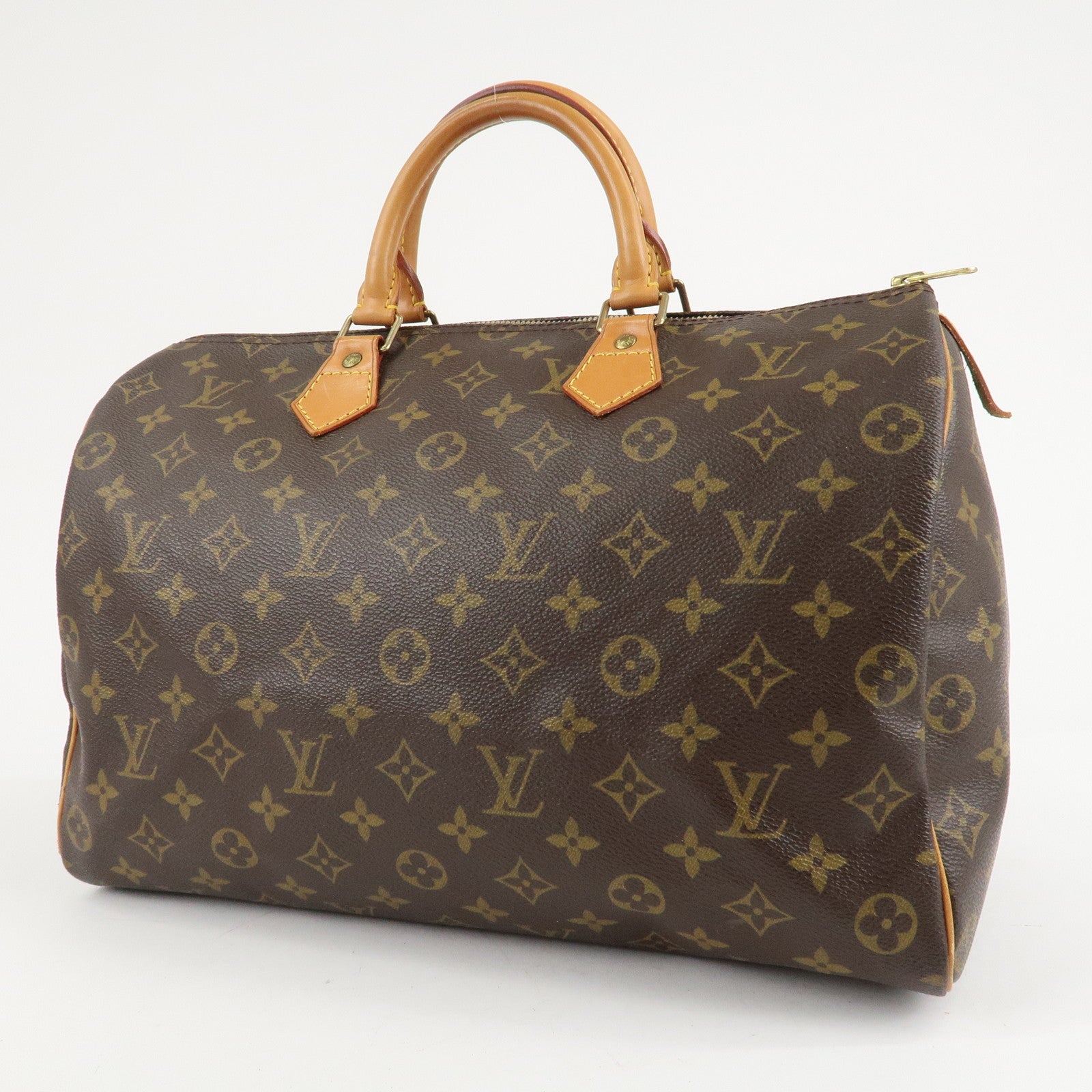 Louis Vuitton Monogram Speedy 35 Hand Bag Boston Bag M41524 Used