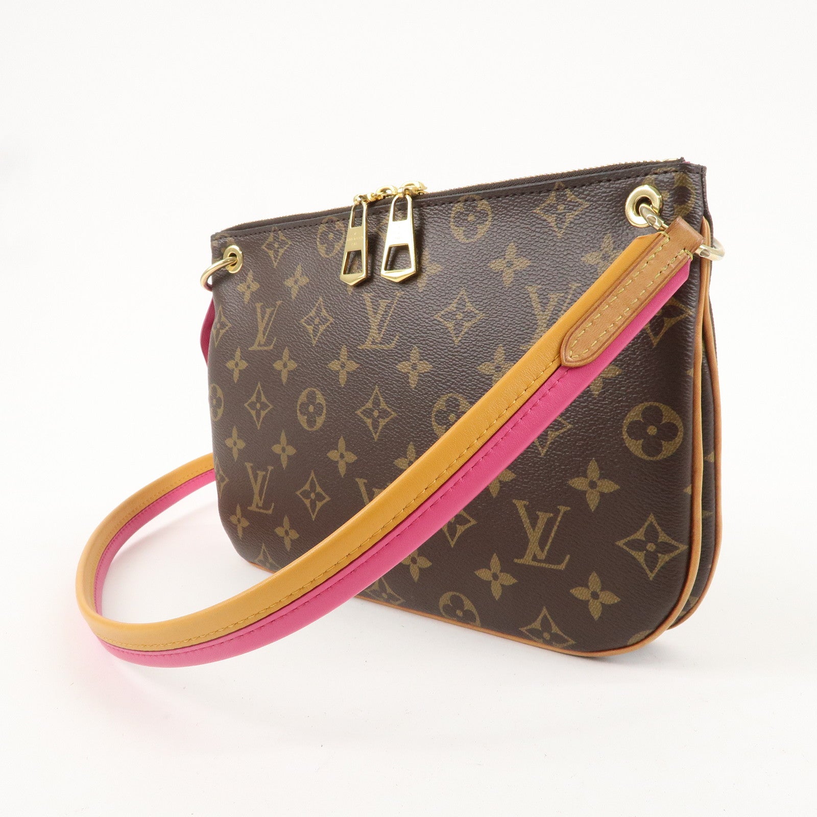 Louis Vuitton Monogram Lorette Shoulder Bag Hot Pink M44053