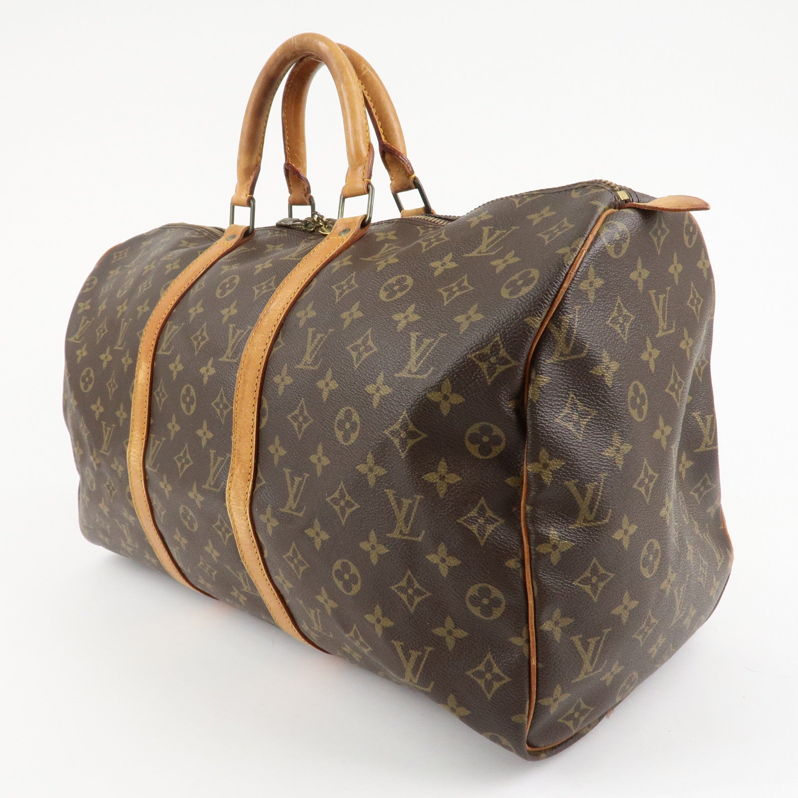 Louis Vuitton Monogram Keep All 50 Bag Boston Bag M41426 Used