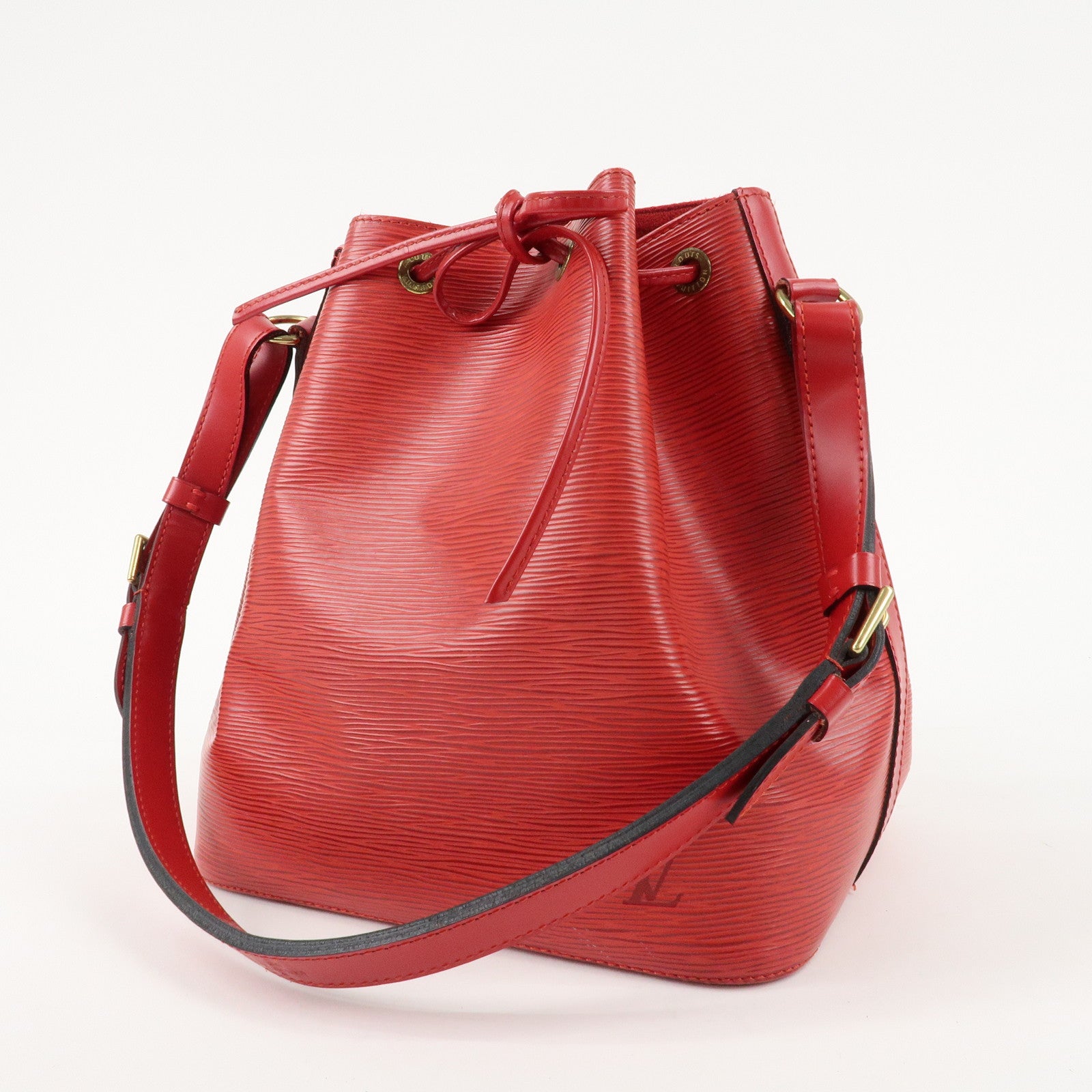 Louis Vuitton Epi Petit Noe Shoulder Bag Castilian Red M5901E