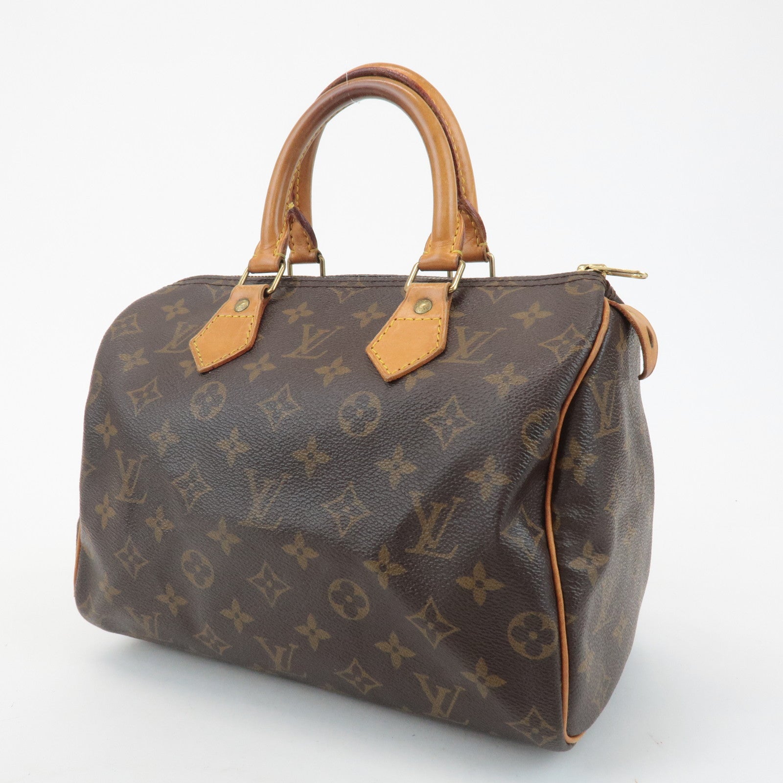 Louis Vuitton Monogram Speedy 25 Hand Bag Boston Bag M41528 Used