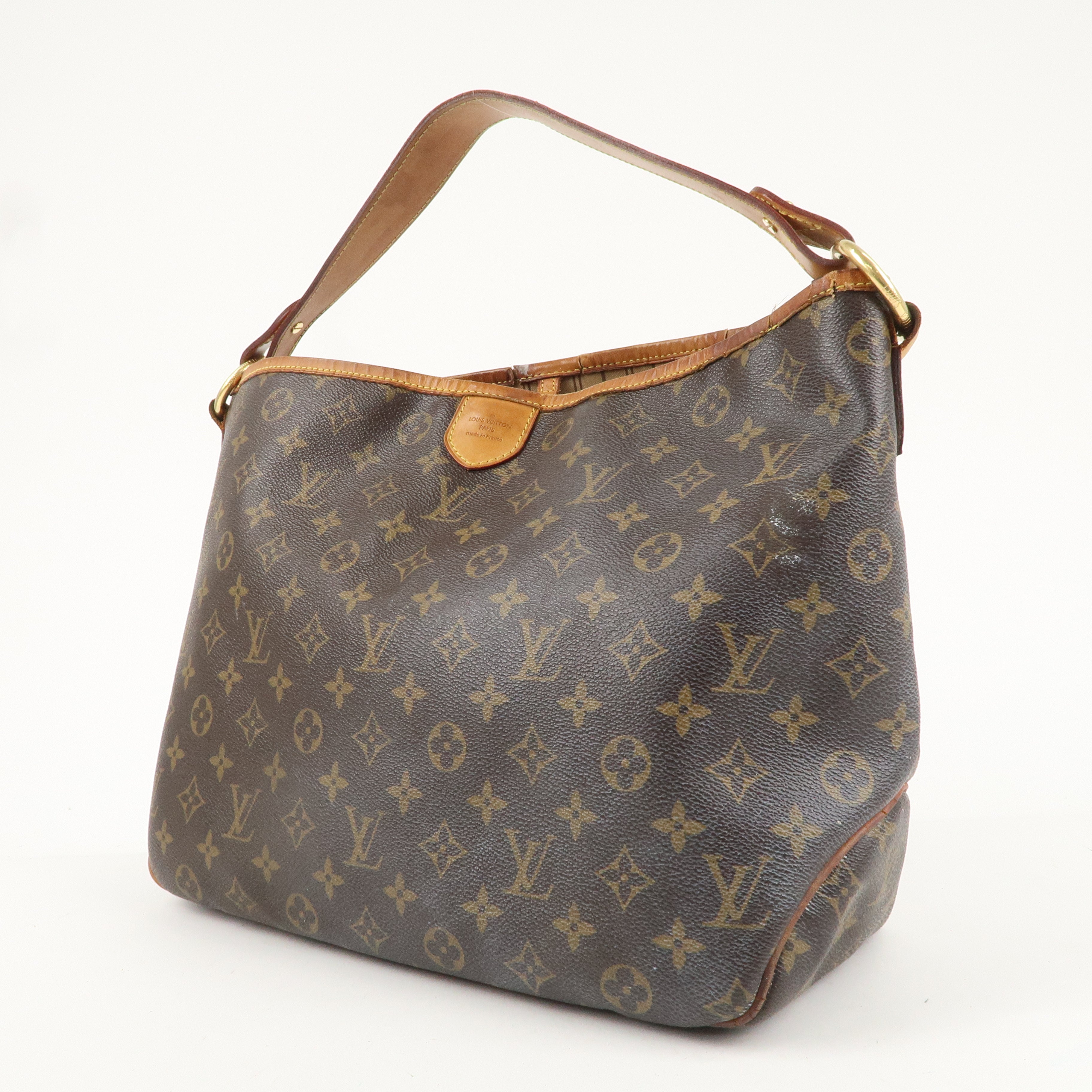 Louis Vuitton Monogram Delightful PM Shoulder Brown Bag M40352