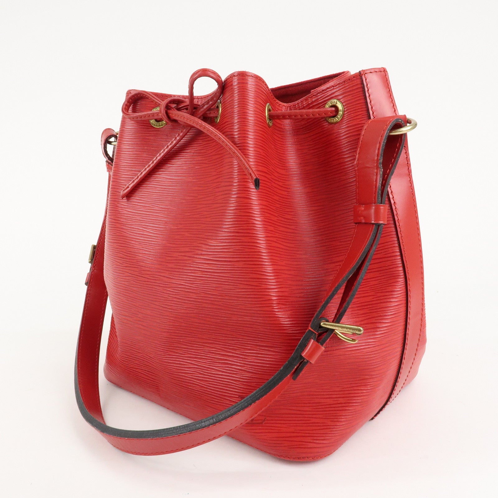 Louis Vuitton Epi Petit Noe Shoulder Bag Castilian Red M44107