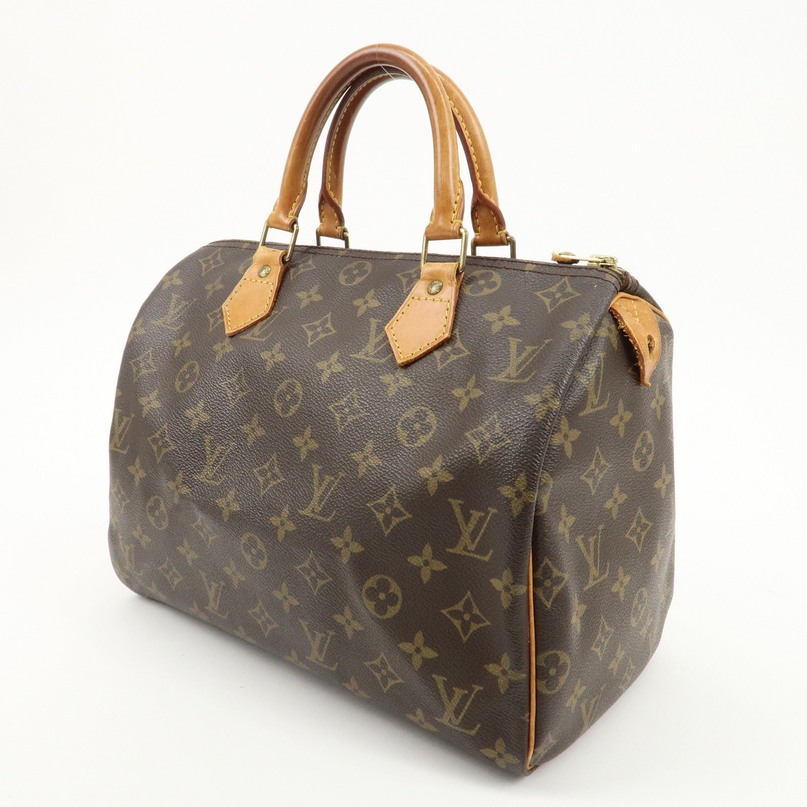 Louis Vuitton Monogram Speedy 30 Hand Bag Boston Bag M41108 Used