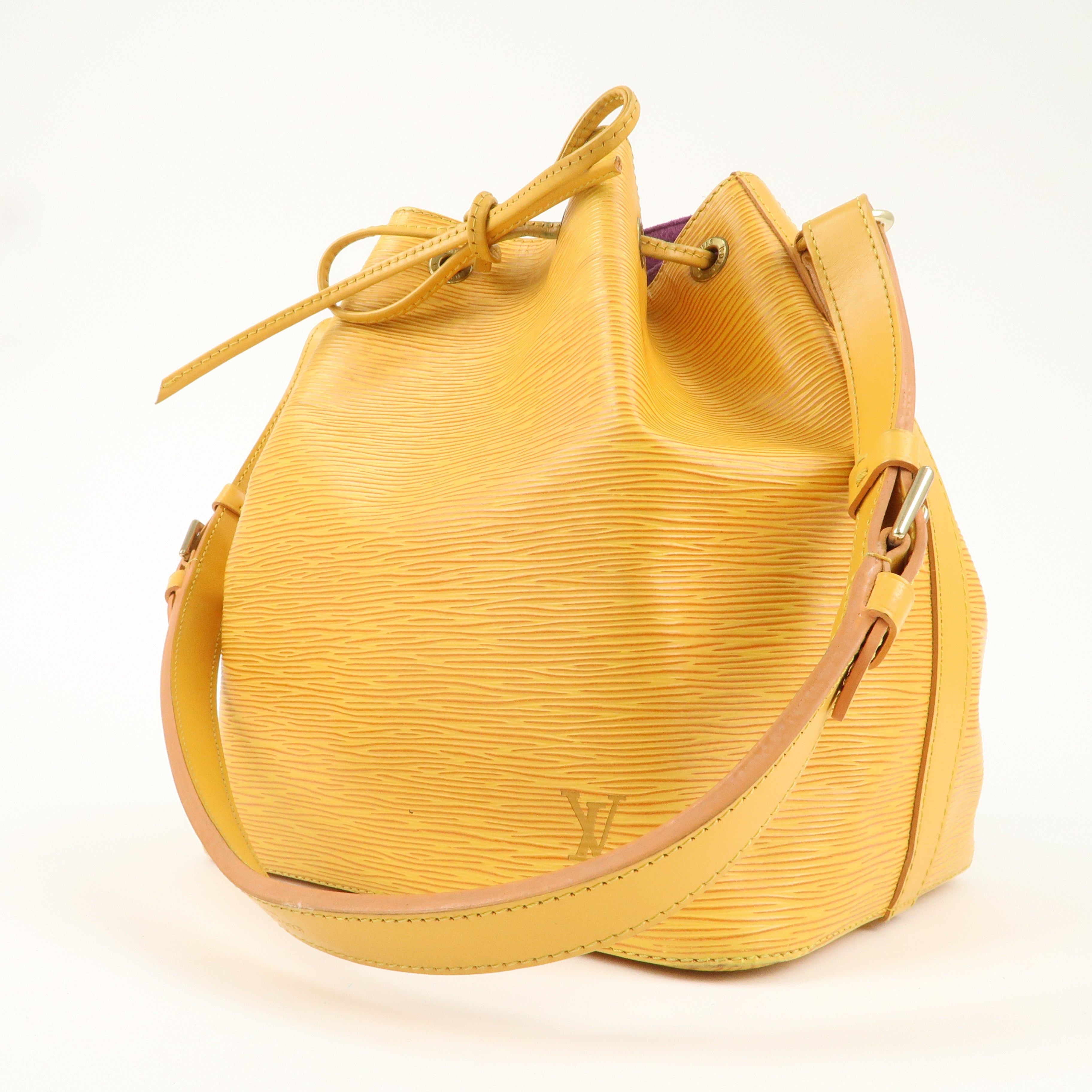 Louis Vuitton Epi Petit Noe Shoulder Bag Tassili Yellow M44109