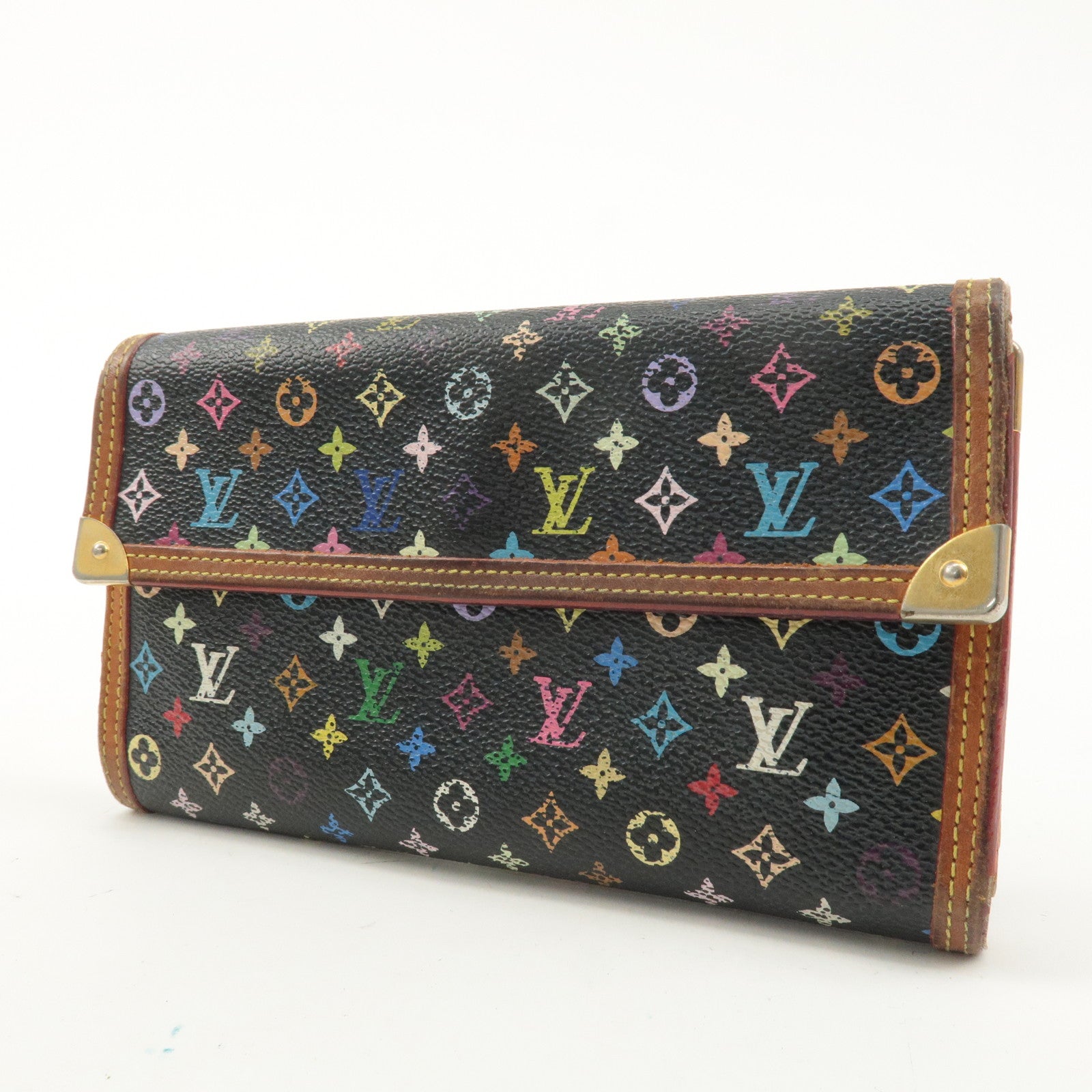 Louis Vuitton Monogram Multicolor Set of 2 Wallet M92658 M93533