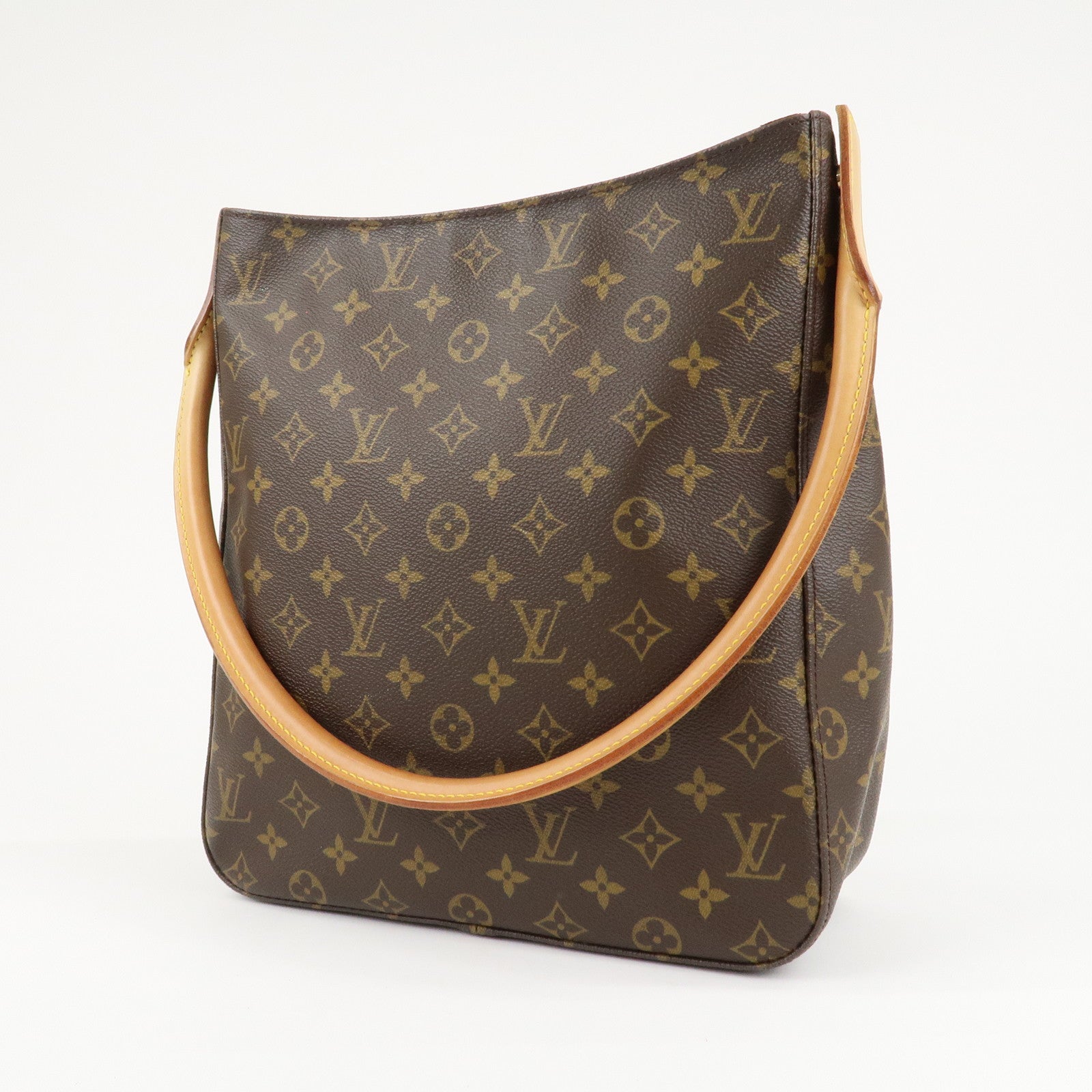 Louis Vuitton Monogram Looping GM Shoulder Bag Brown M51145 Used