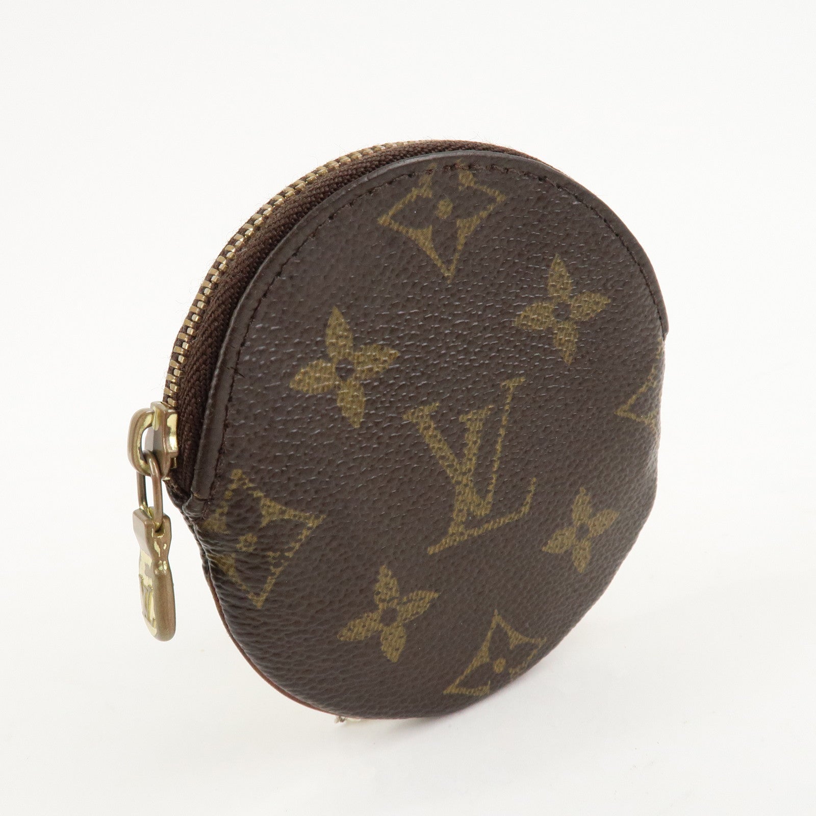 Louis Vuitton Set of 2 Monogram Coin Case Brown M62650 M61926 Used