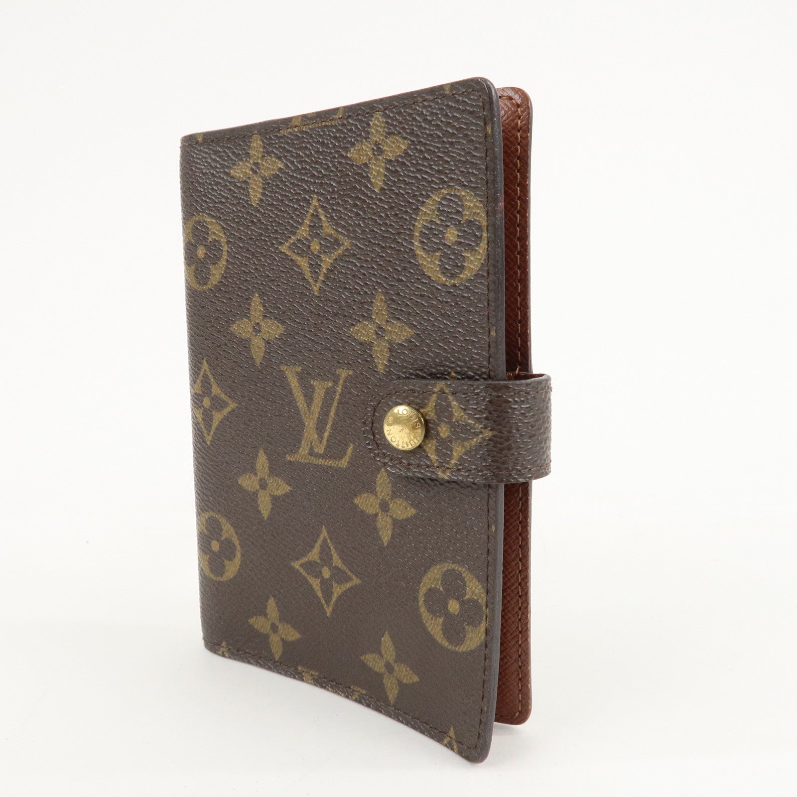 Louis Vuitton Monogram Agenda PM Planner Cover R20005 Used