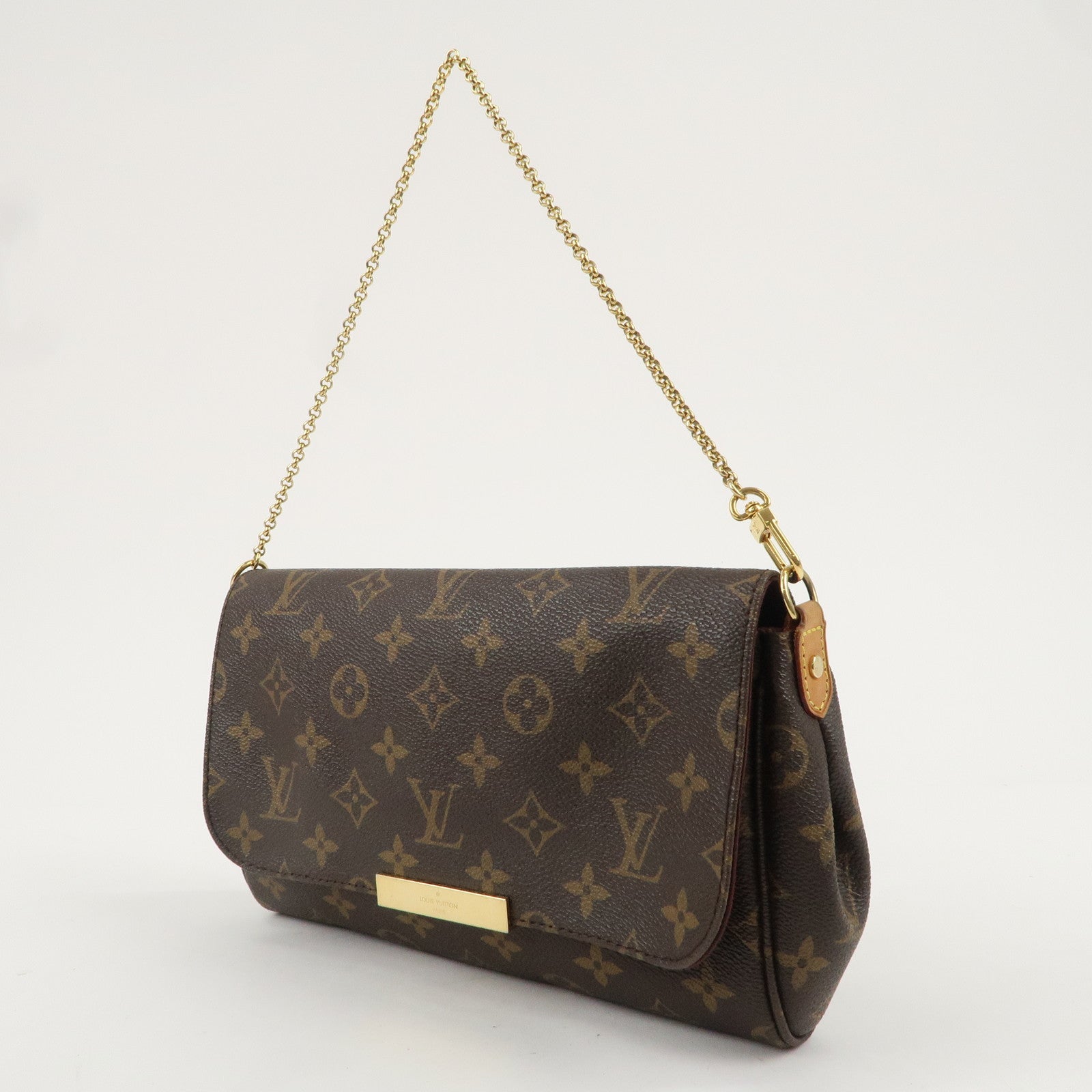 Louis Vuitton Monogram Favorite MM Hand Bag Brown M40718