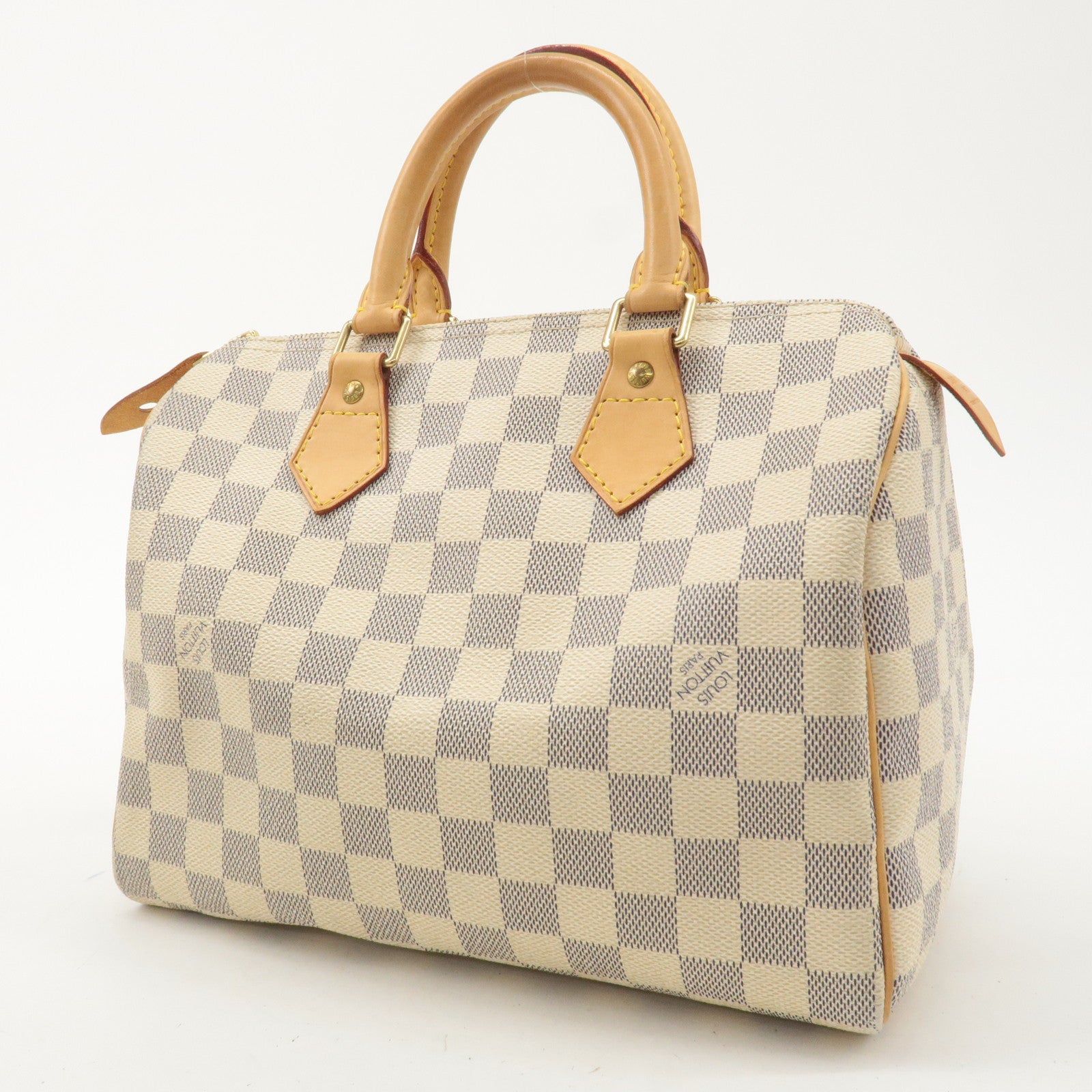 Louis Vuitton Damier Azur Speedy 25 Boston Hand Bag N41534