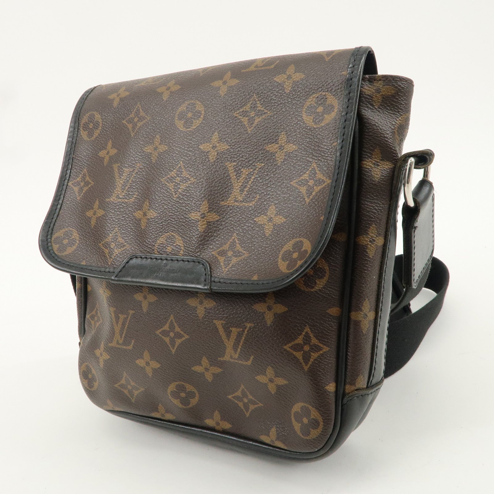 Louis Vuitton Monogram Macassar Bass PM Shoulder Bag M56717