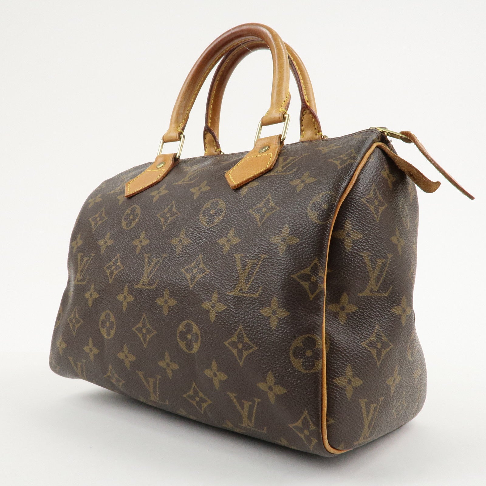 Louis Vuitton Monogram Speedy 25 Hand Bag Boston Bag M41528 Used