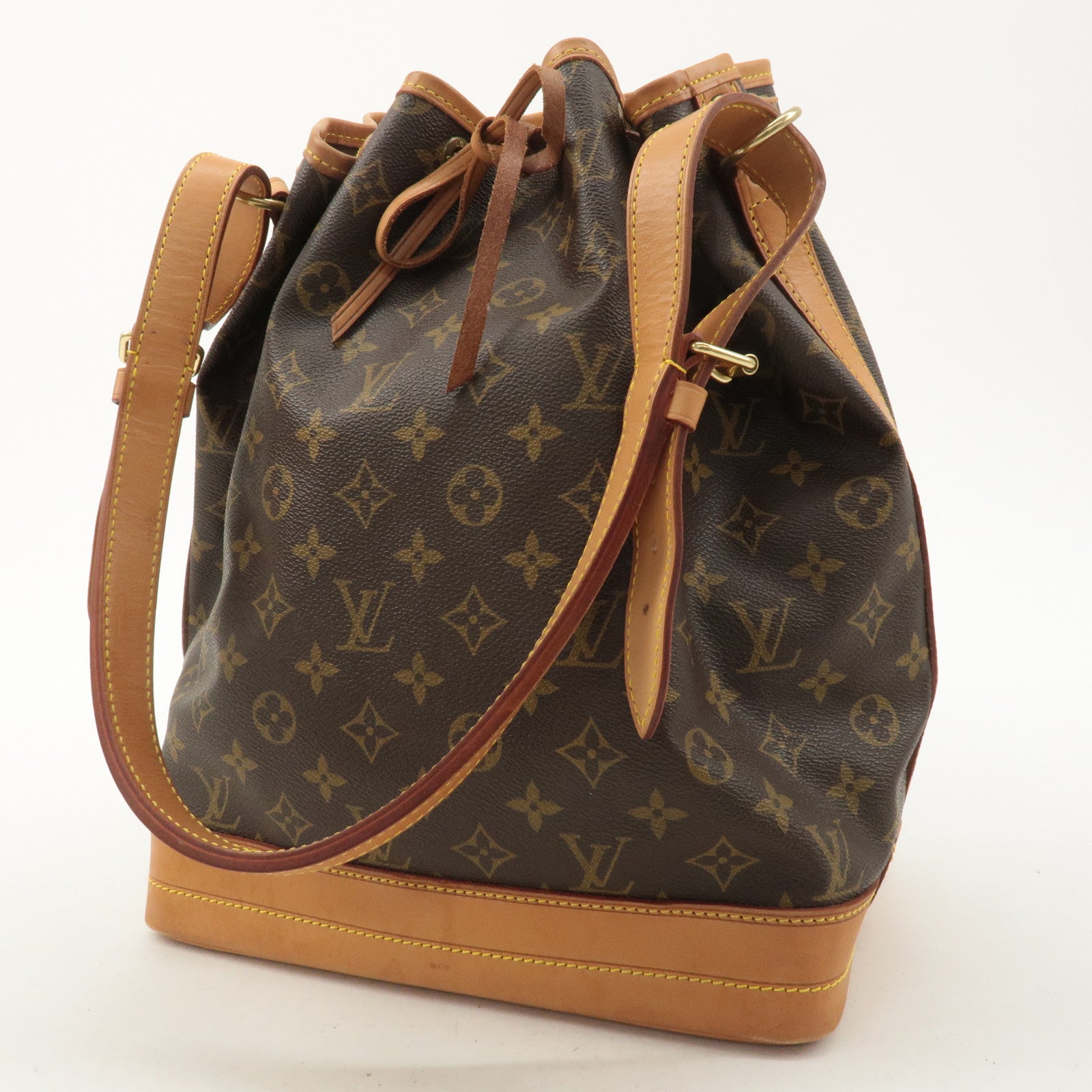 Louis Vuitton Monogram Noe Shoulder Bag Hand Bag Brown M42224