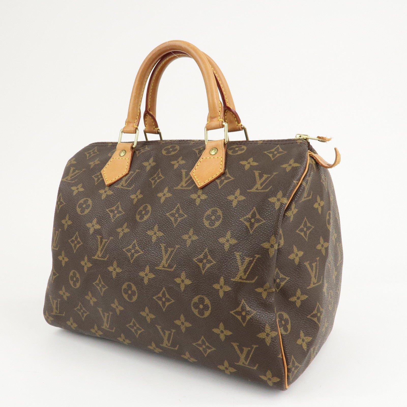 Louis Vuitton Monogram Speedy 30 Hand Bag Boston Bag M41526 Used