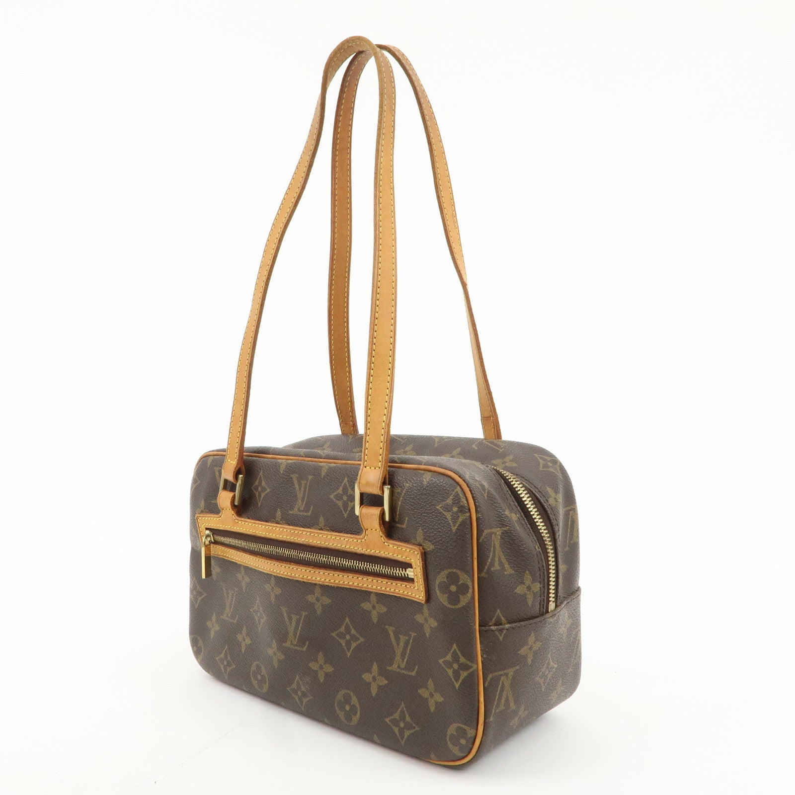 Louis Vuitton Monogram Cite MM Shoulder Bag Hand Bag M51182 Used