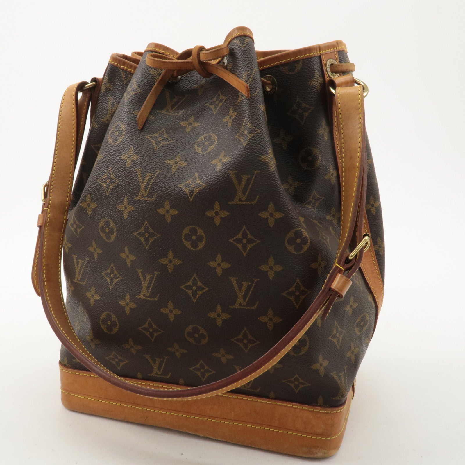 Louis Vuitton Monogram Noe Shoulder Bag Hand Bag Brown M42224