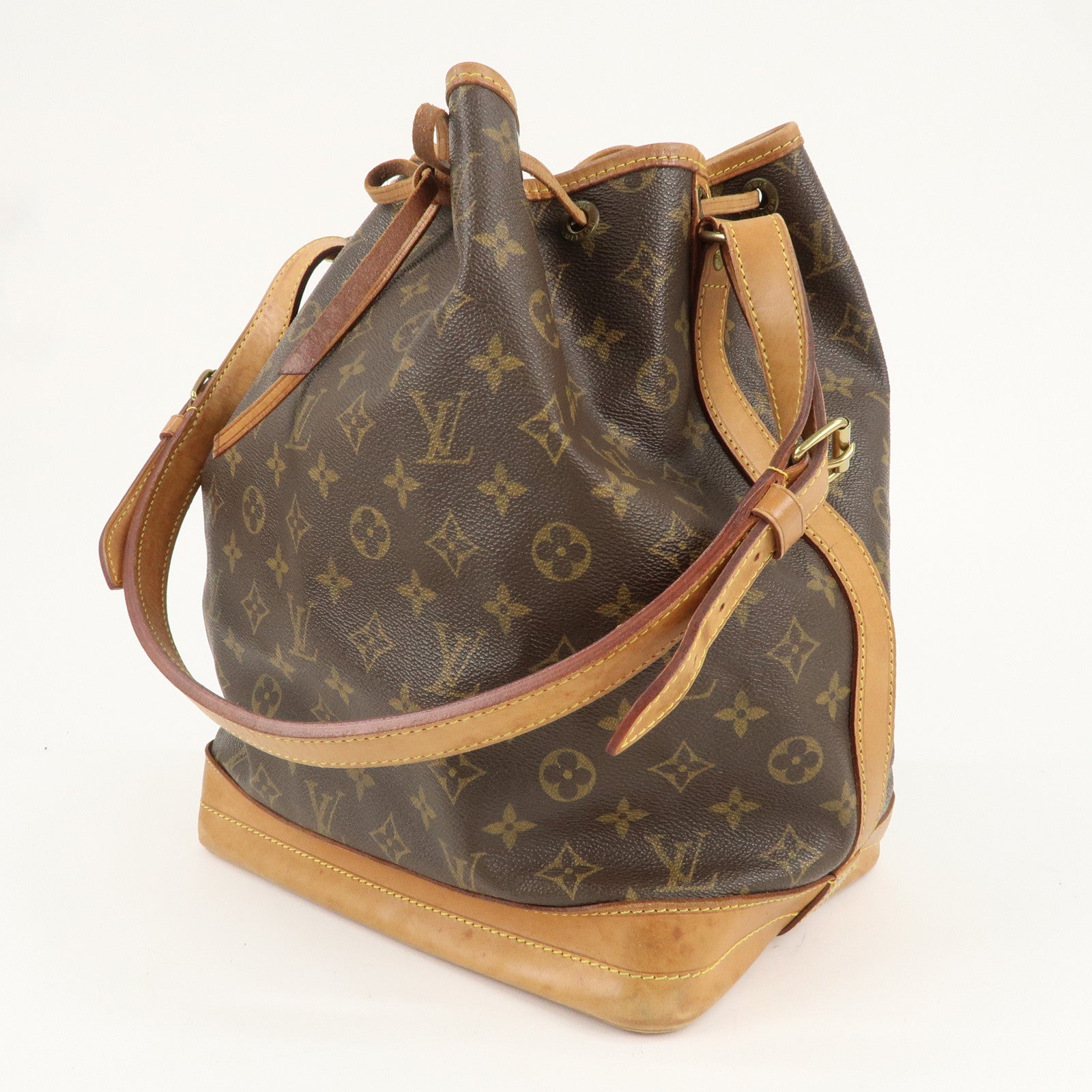 Louis Vuitton Monogram Noe Shoulder Bag Hand Bag Brown M42224