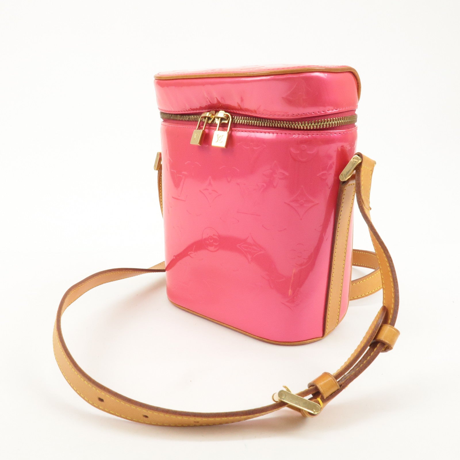 Louis Vuitton Monogram Vernis Sullivan Vertical Fuchsia M91259