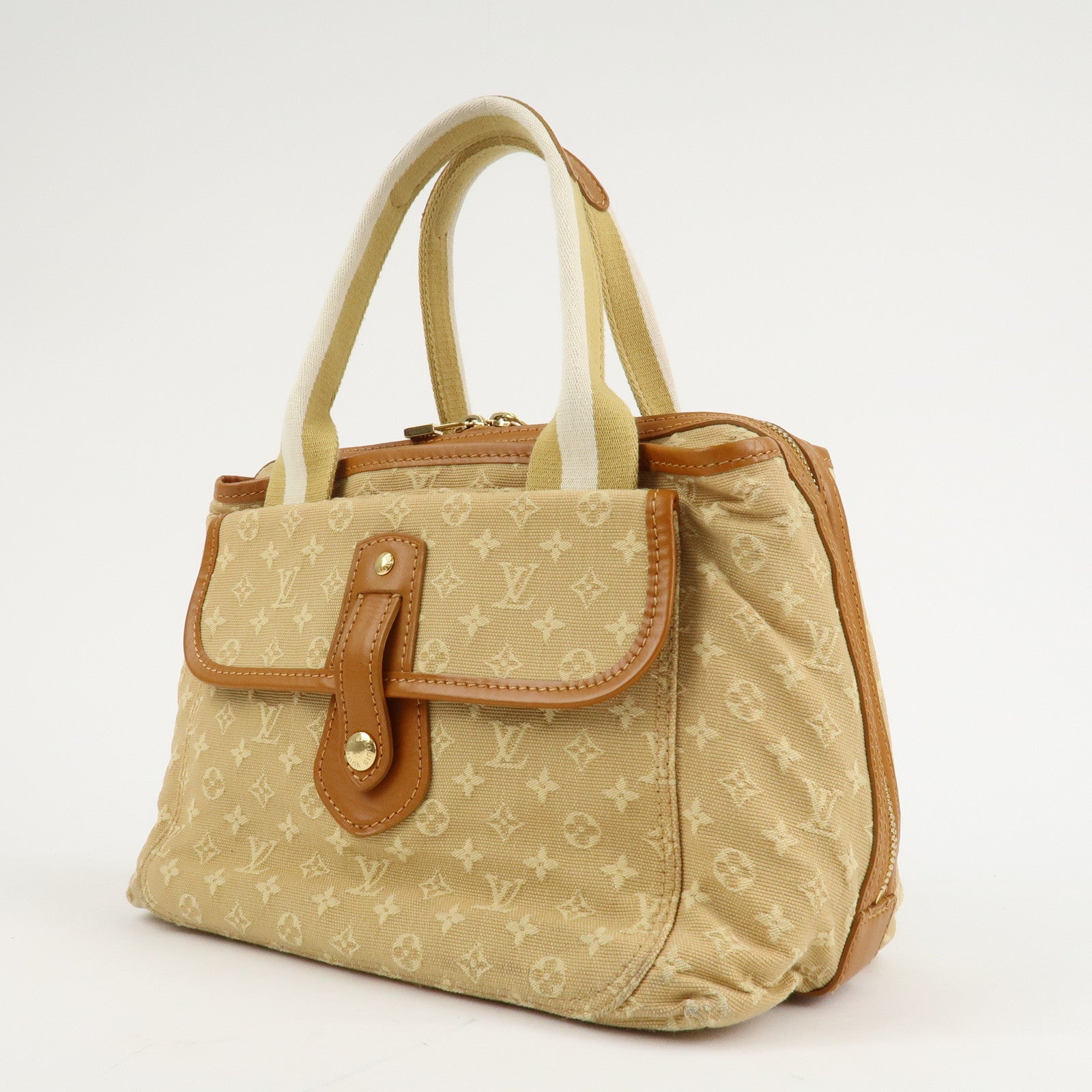 Louis Vuitton Monogram Mini Sac Mary Kate Hand Bag Beige M92508