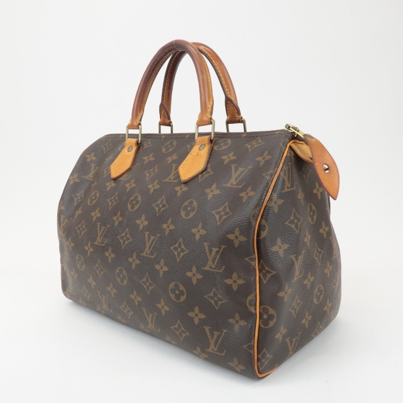 Louis Vuitton Monogram Speedy 30 Hand Bag Boston Bag M41526 Used