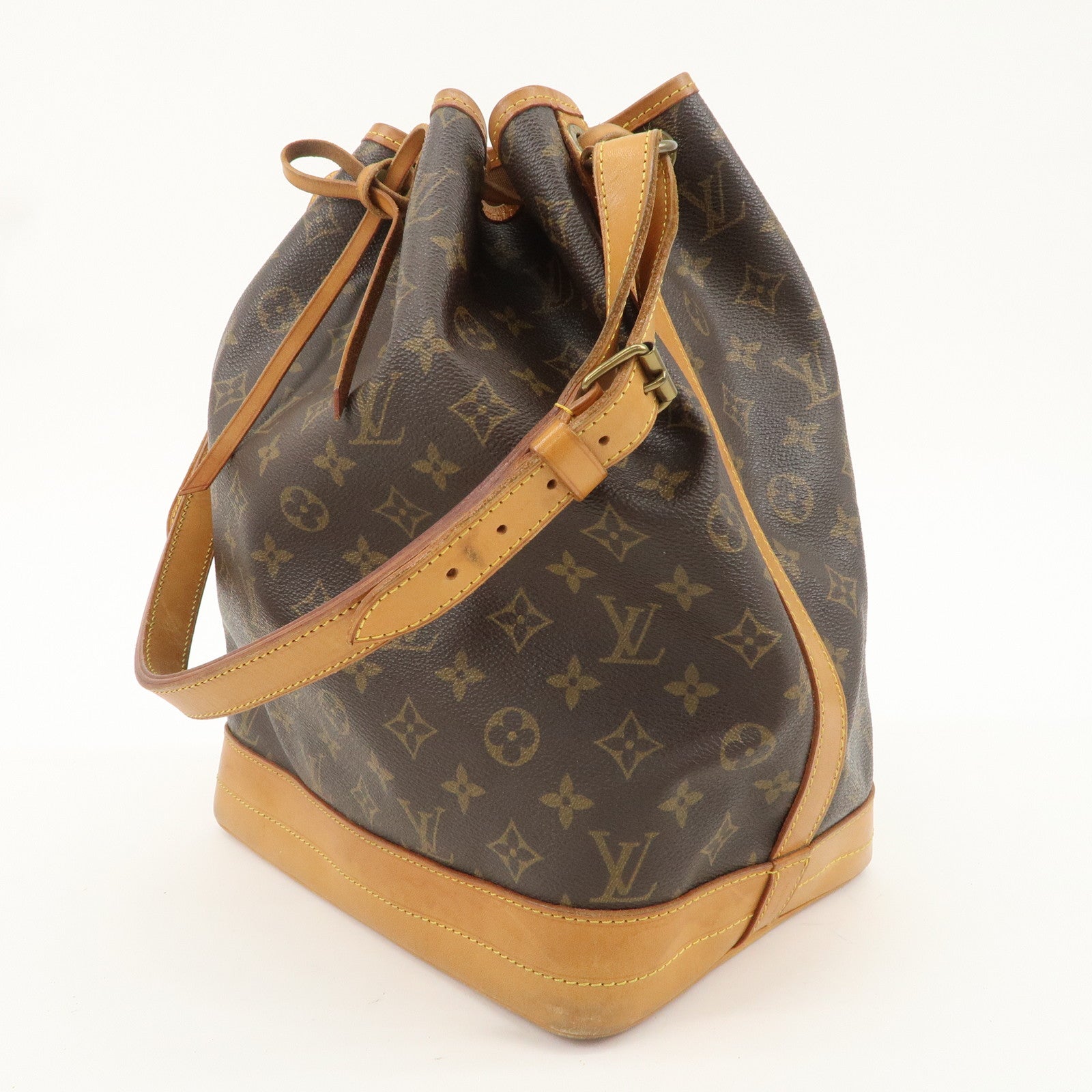 Louis Vuitton Monogram Noe Shoulder Bag Hand Bag Brown M42224