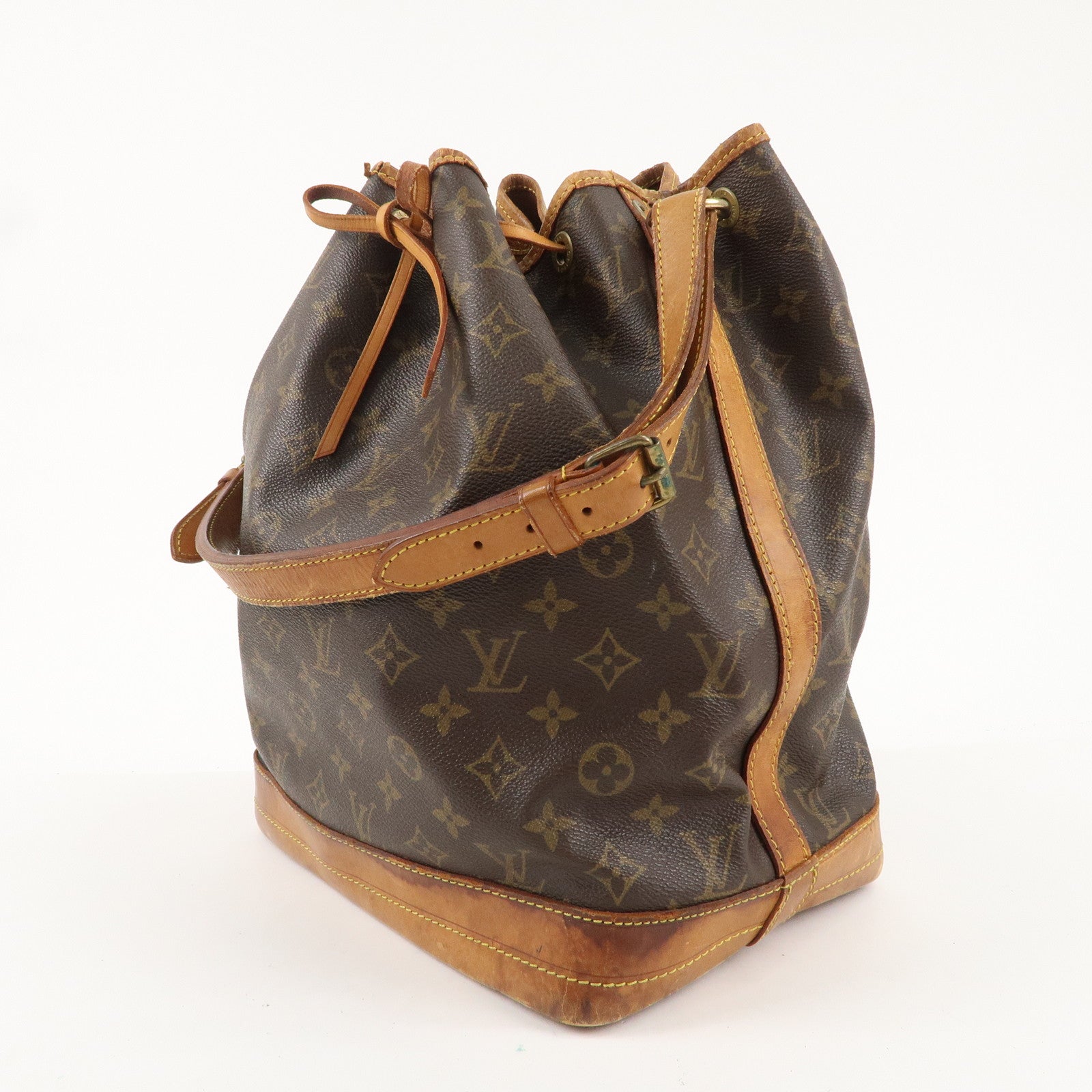 Louis Vuitton Monogram Noe Shoulder Bag Hand Bag Brown M42224