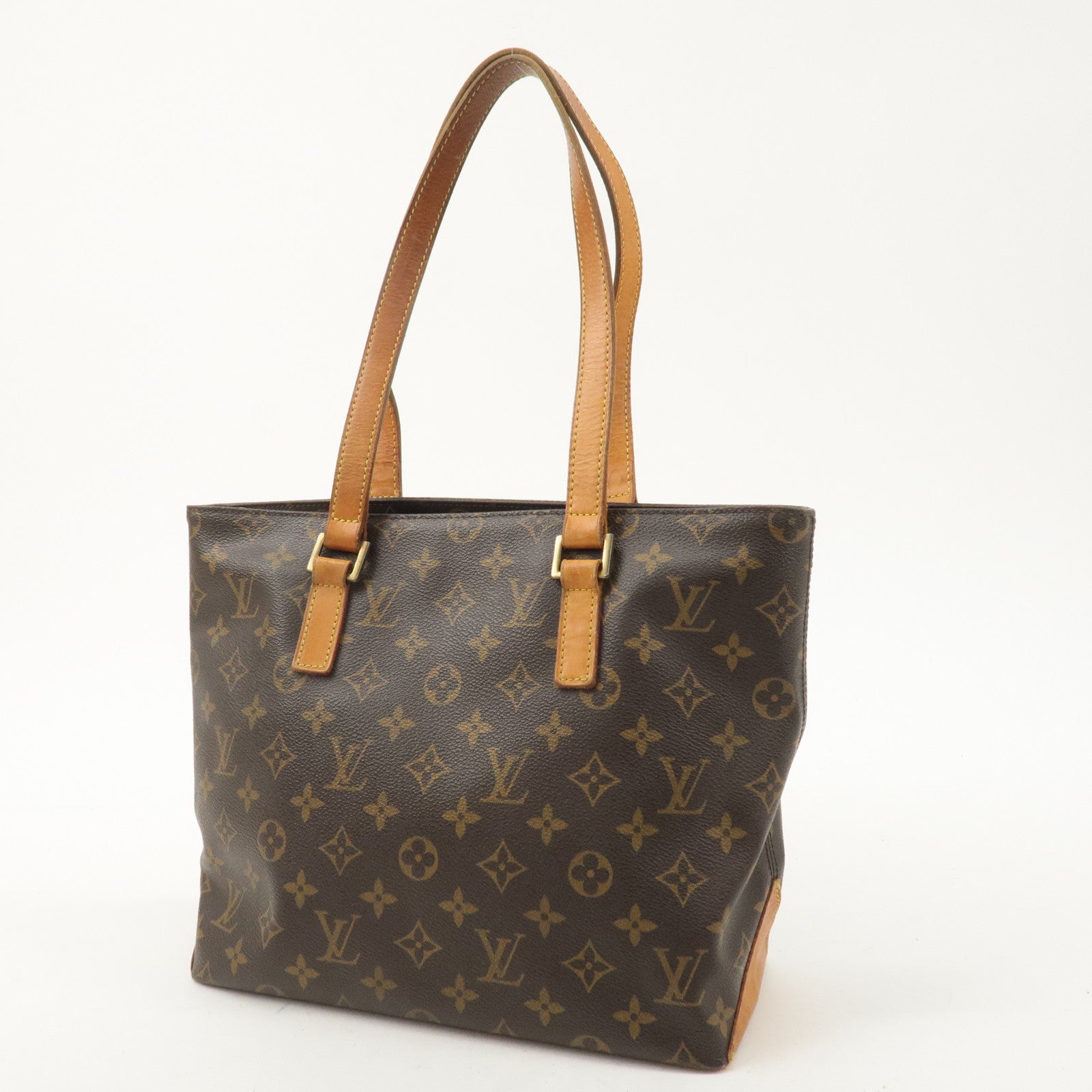 Louis Vuitton Monogram Cabas Piano Tote Bag Brown M51148