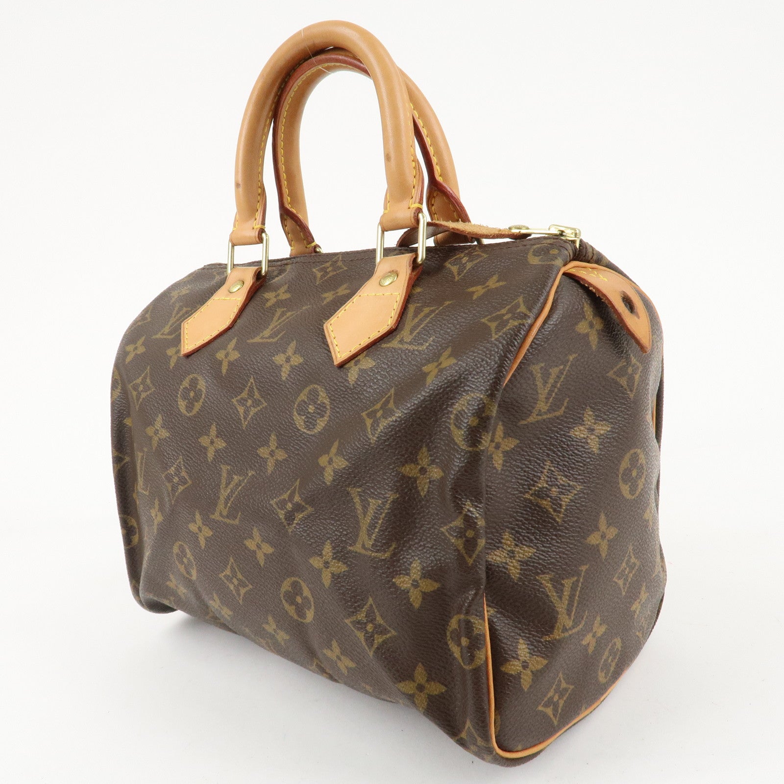 Louis Vuitton Monogram Speedy 25 Hand Bag Boston Bag M41528 Used