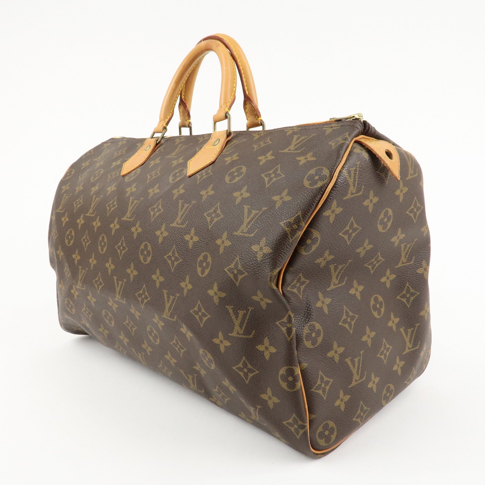 Louis Vuitton Monogram Speedy 40 Hand Bag Boston Bag M41522 Used