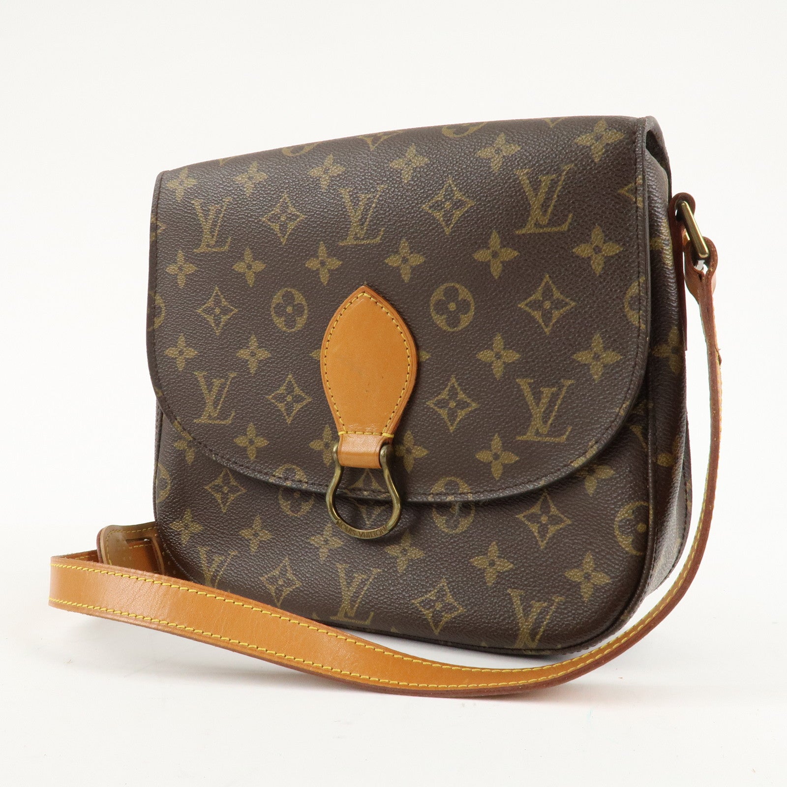 Louis Vuitton Monogram Saint Cloud GM Shoulder Bag Brown M51242