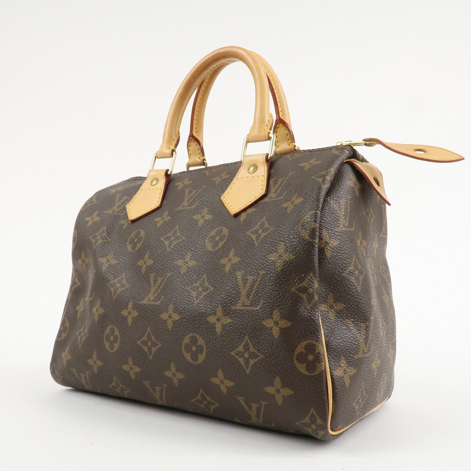 Louis Vuitton Monogram Speedy 25 Hand Bag Boston Bag M41528 Used