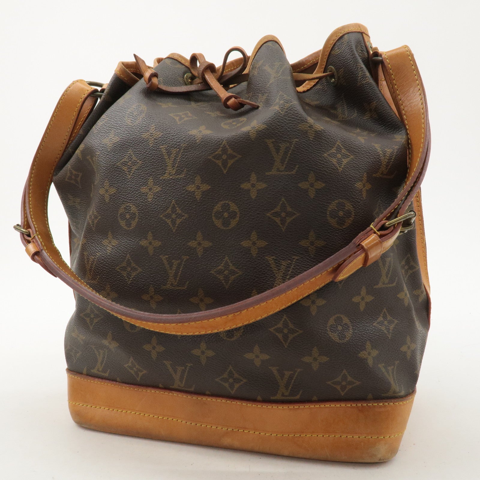 Louis Vuitton Monogram Noe Shoulder Bag Hand Bag Brown M42224