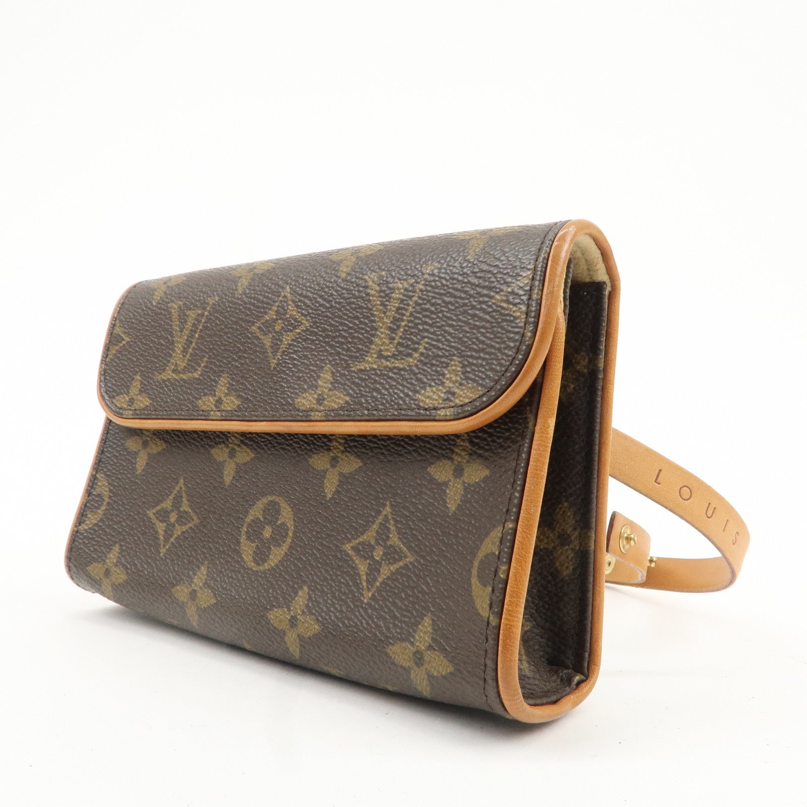 Louis Vuitton Monogram Pochette Florentine Waist Bag BeltXS M51855 Used