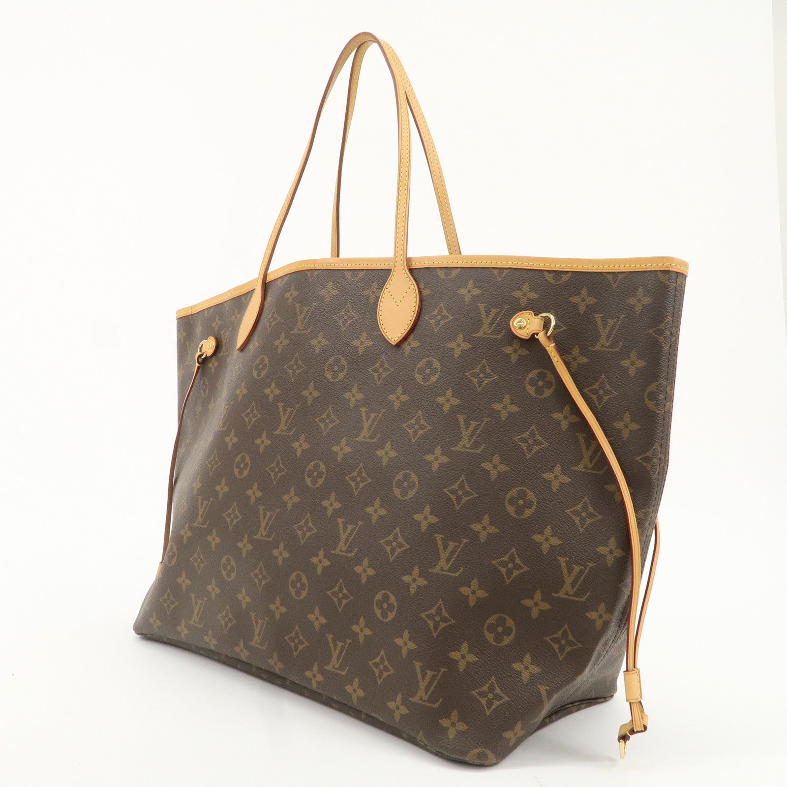 Louis Vuitton Monogram Neverfull GM Tote Bag Brown M40157 Used