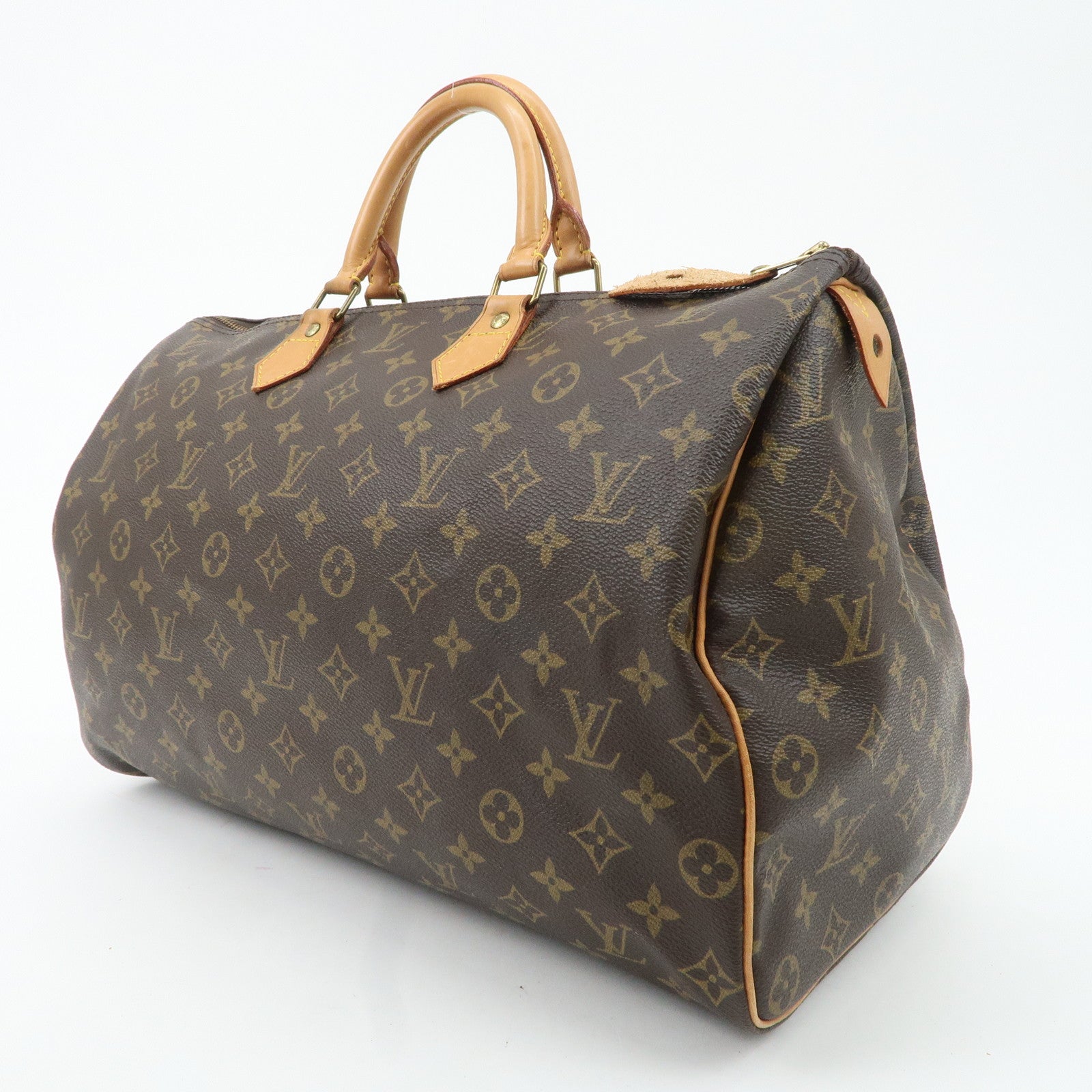 Louis Vuitton Monogram Speedy 40 Hand Bag Boston Bag M41522 Used