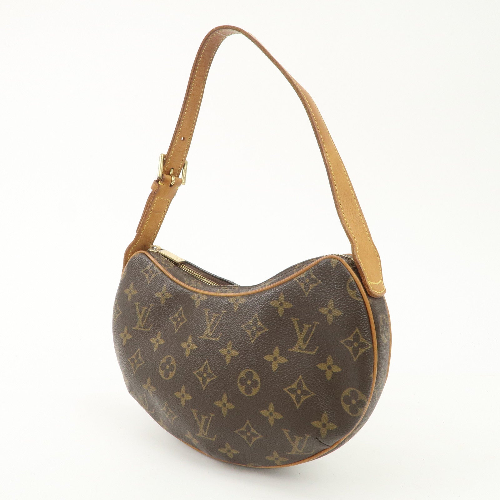 Louis Vuitton Monogram Pochette Croissant Shoulder Bag M51510 Used