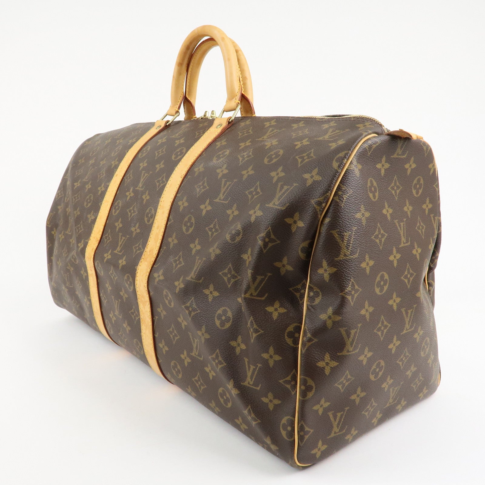 Louis Vuitton Monogram Keep All 55 Boston Bag Travel Bag M41424 Used