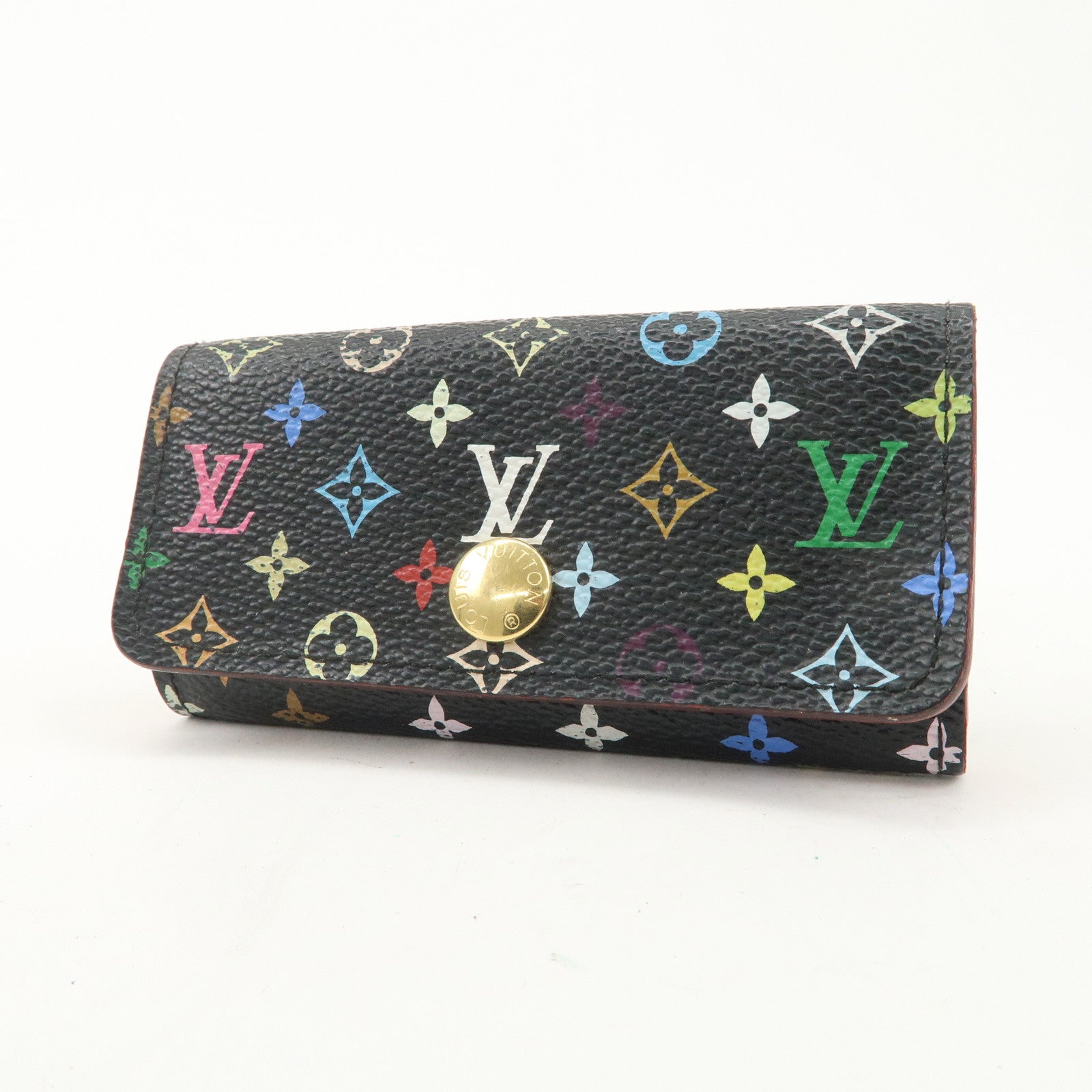 Louis Vuitton Monogram Multicolor Set of 2 Key Case M93732